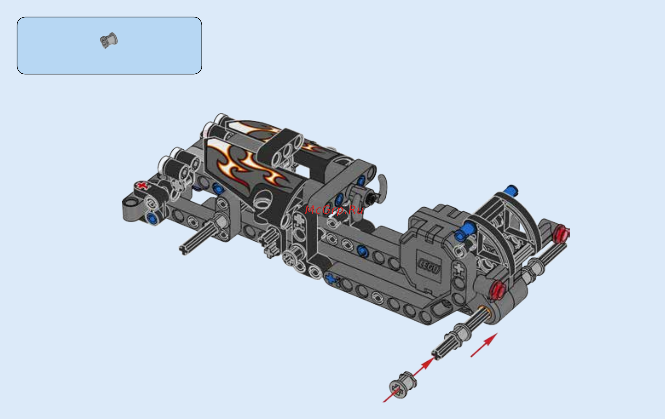 Lego Technic Гоночный автомобиль для побега (42046) Инструкция по эксплуатации онлайн [32/55] 305125