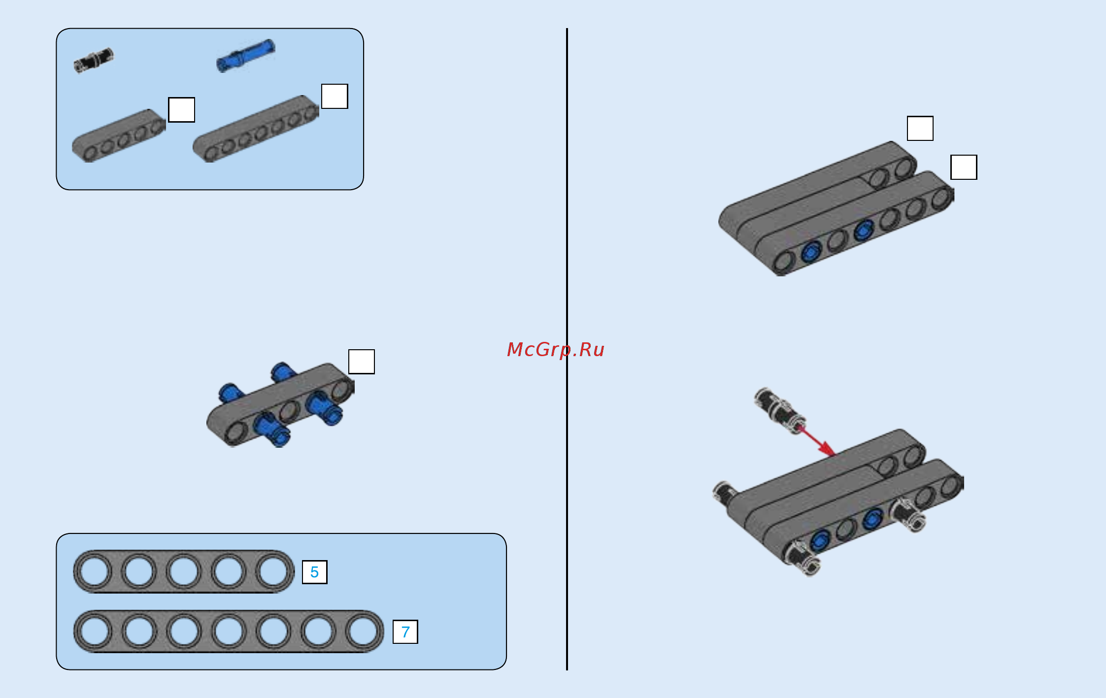 Lego Technic Гоночный автомобиль для побега (42046) Инструкция по эксплуатации онлайн [35/55] 305125