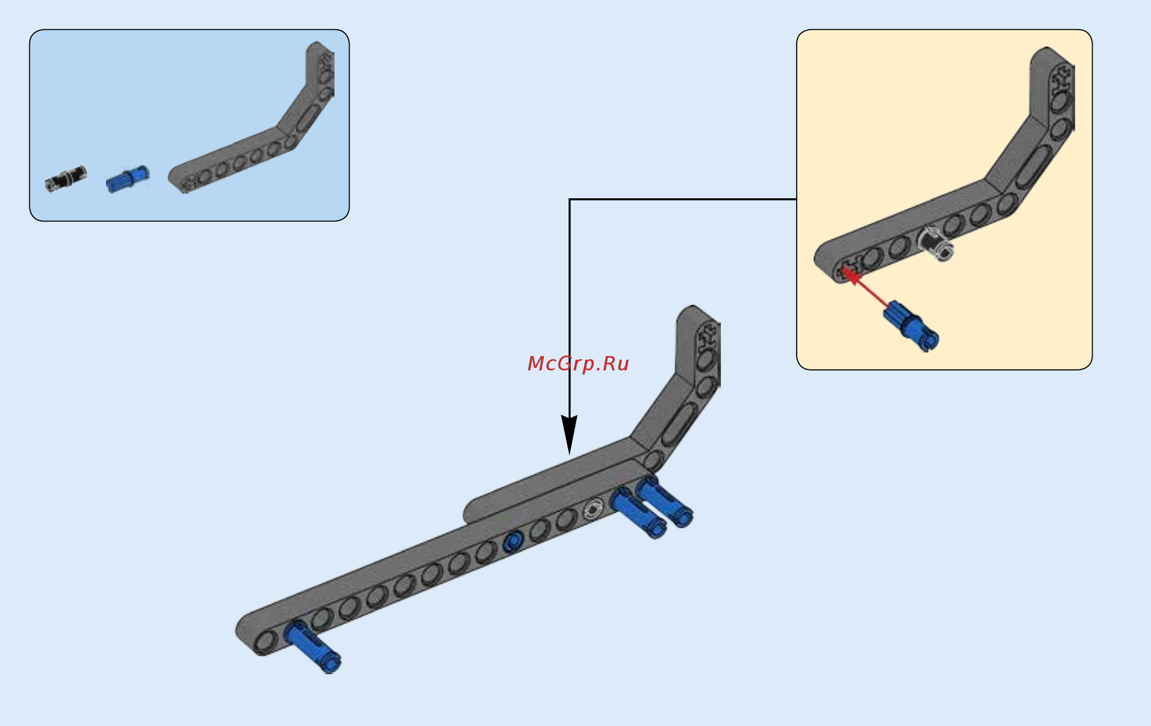 Lego Technic Гоночный автомобиль для побега (42046) Инструкция по эксплуатации онлайн [4/55] 305125
