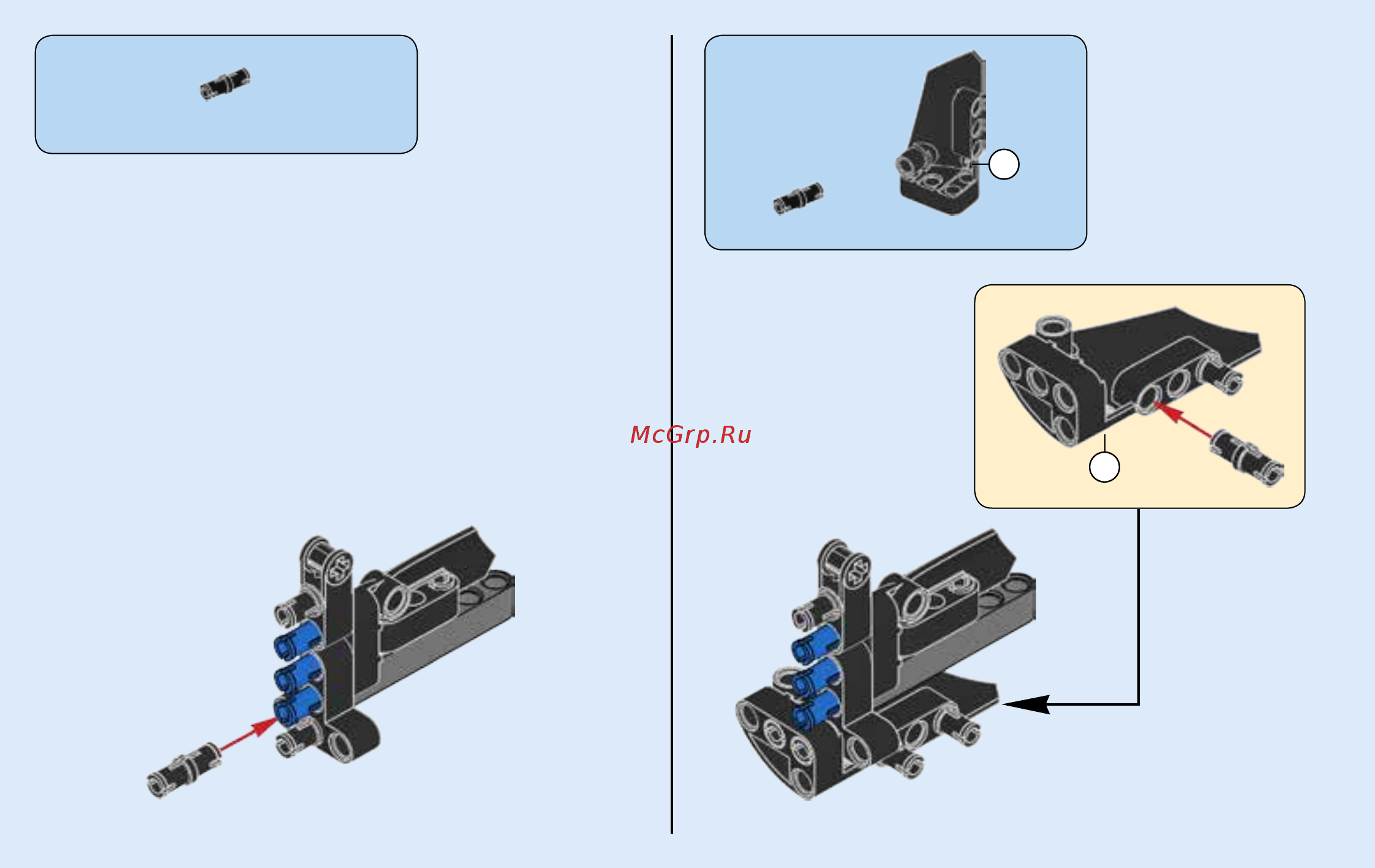 Lego Technic Гоночный автомобиль для побега (42046) Инструкция по эксплуатации онлайн [46/55] 305125