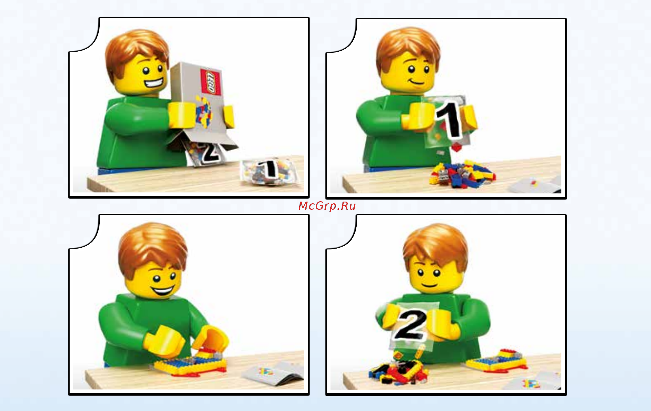 Lego Juniors Грузовик для дорожных работ (10683) Инструкция по эксплуатации онлайн [2/55] 305128