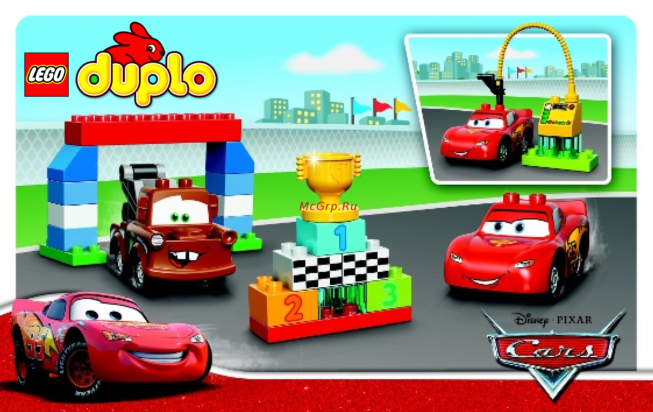 Lego DUPLO Cars TM Гонки на Тачках (10600) Инструкция по эксплуатации онлайн [8/11] 305133