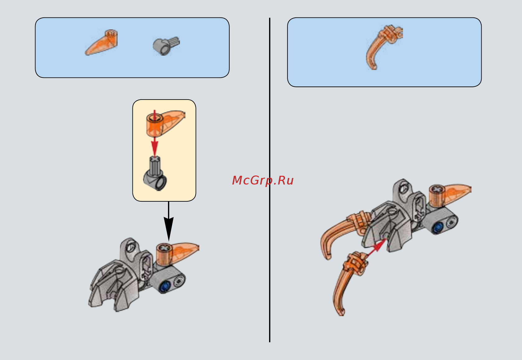 Lego Bionicle Икир, Тотемное животное Огня (71303) Инструкция по эксплуатации онлайн [15/39] 305135