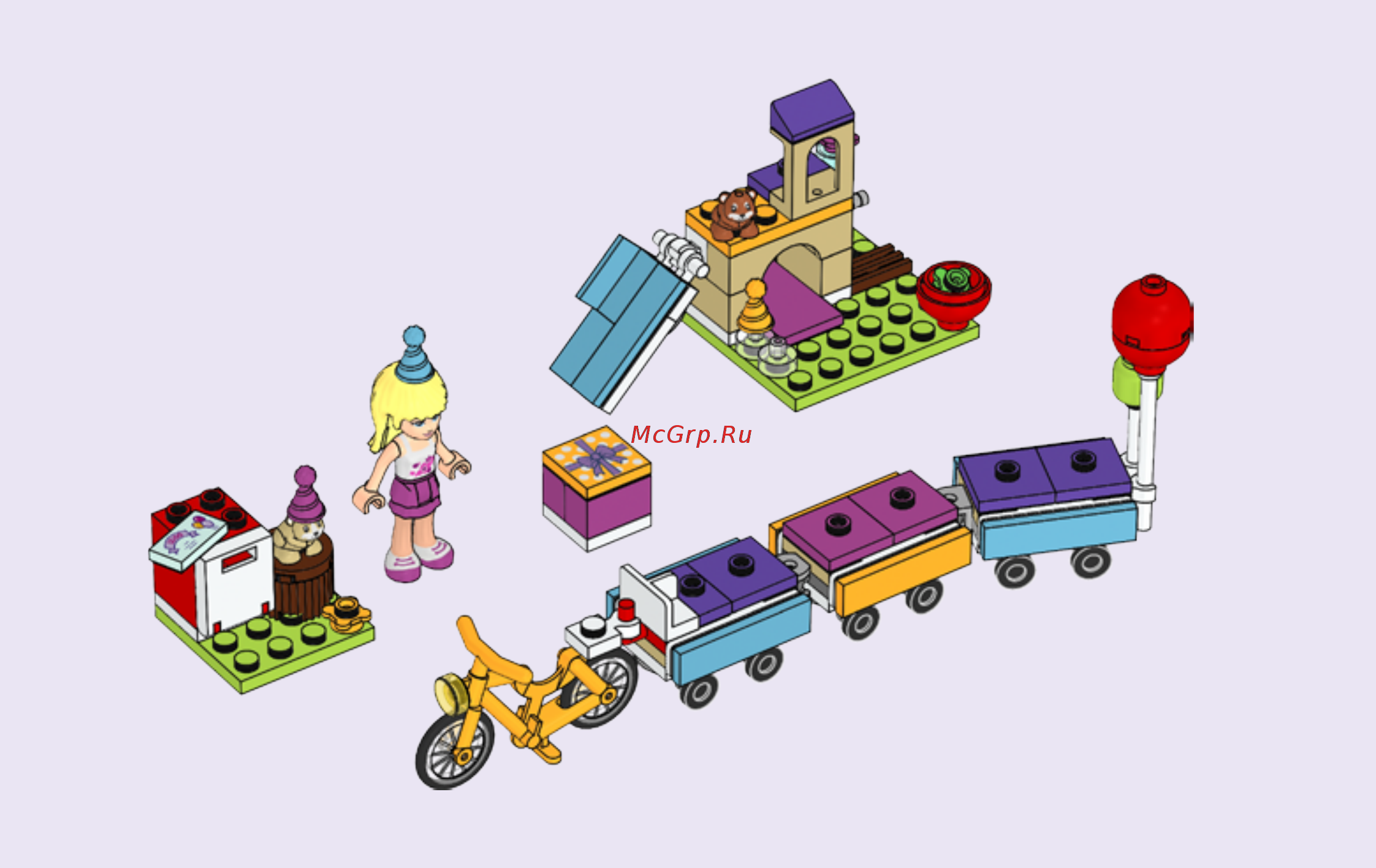 Lego Friends День рождения: велосипед (41111) Инструкция по эксплуатации онлайн [28/31] 305152