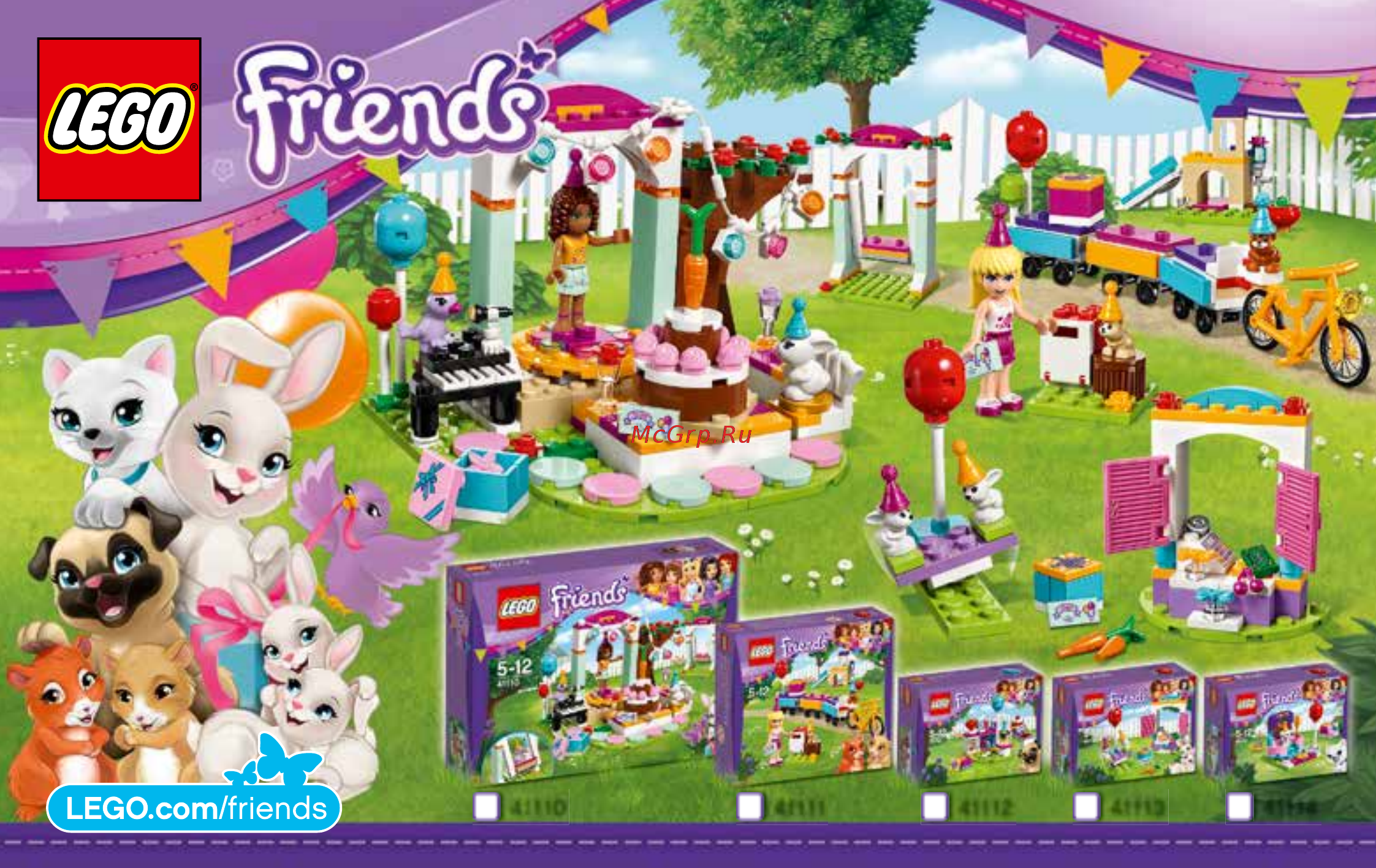 Lego Friends День рождения: велосипед (41111) Инструкция по эксплуатации онлайн [30/31] 305152