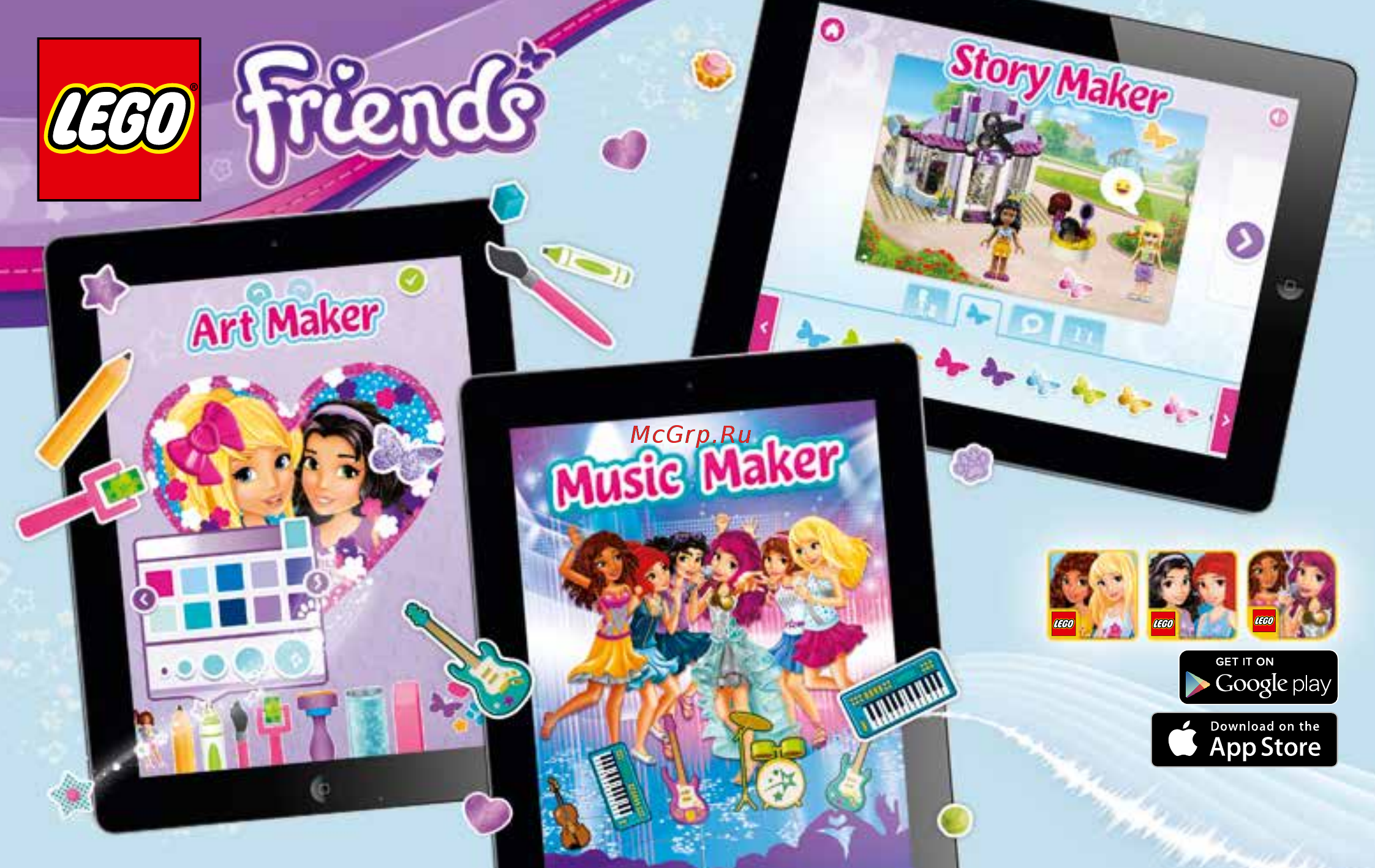 Lego Friends День рождения: велосипед (41111) Инструкция по эксплуатации онлайн [31/31] 305152