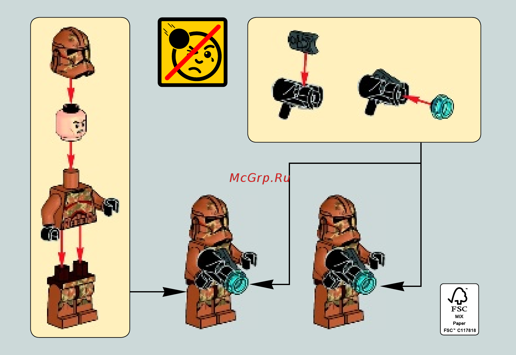 Lego Star Wars Пехотинцы планеты Джеонозис (Geonosis Troopers) (75089) Инструкция по эксплуатации онлайн [2/31] 305162