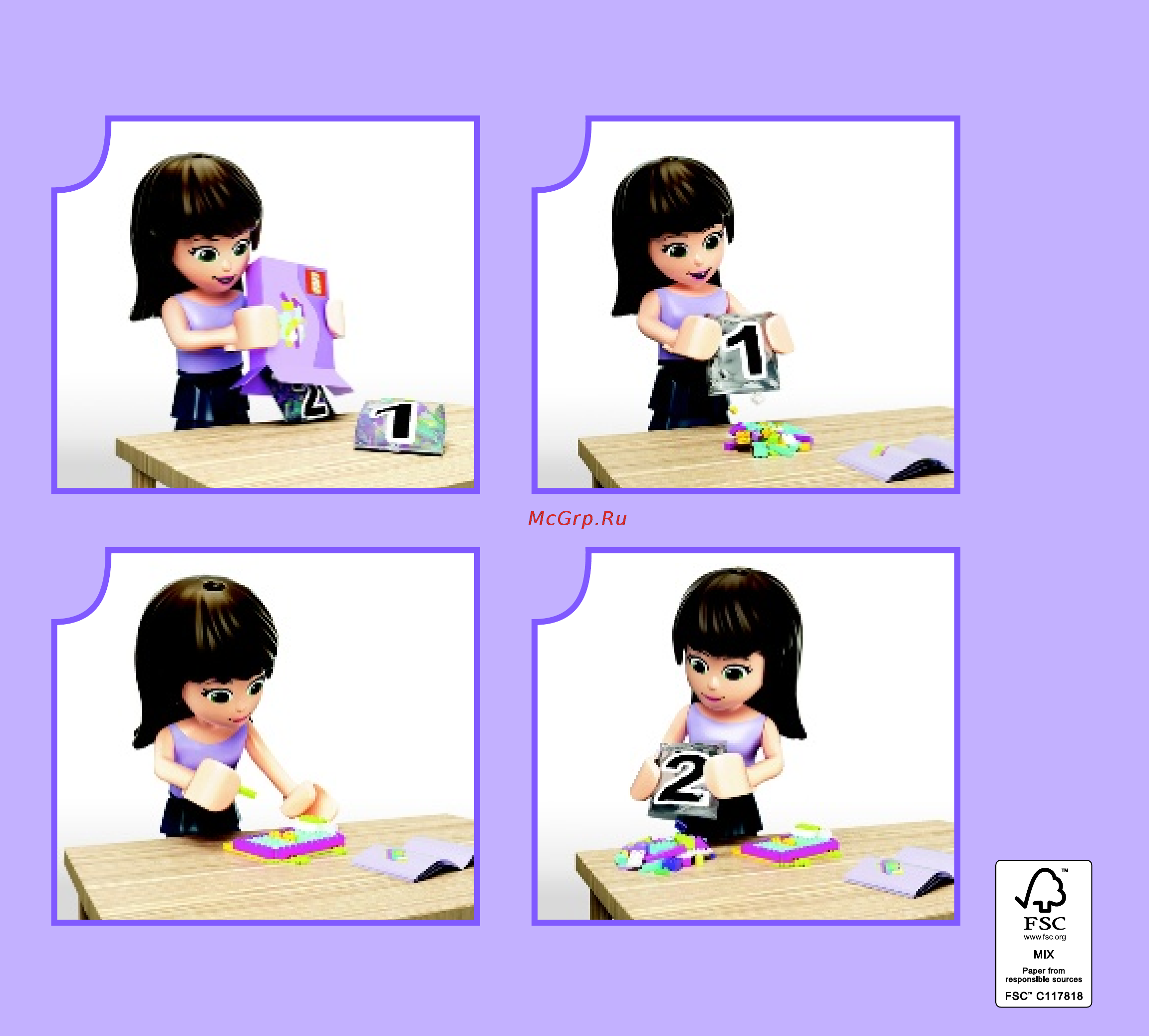 Lego Friends Парикмахерская (41093) Инструкция по эксплуатации онлайн [2/83] 305165
