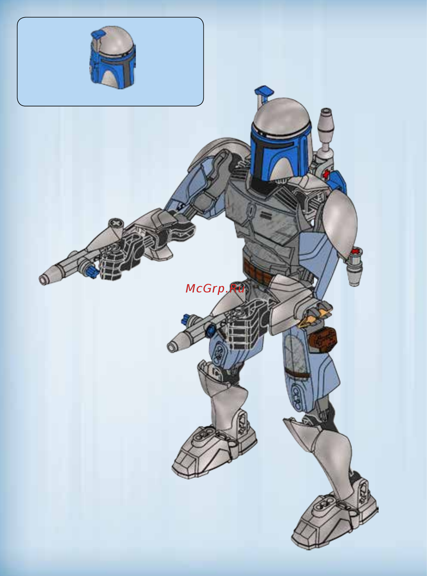 Lego Constraction Star Wars Jango Fett (75107) Инструкция по эксплуатации онлайн [30/35] 305180