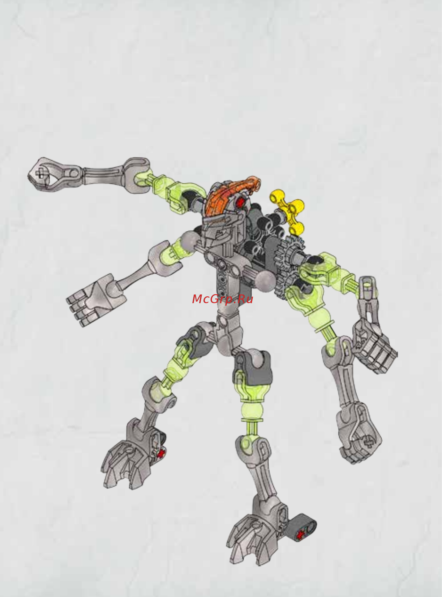Lego Bionicle Череп-Рассекатель  (70792) Инструкция по эксплуатации онлайн [22/35] 305196