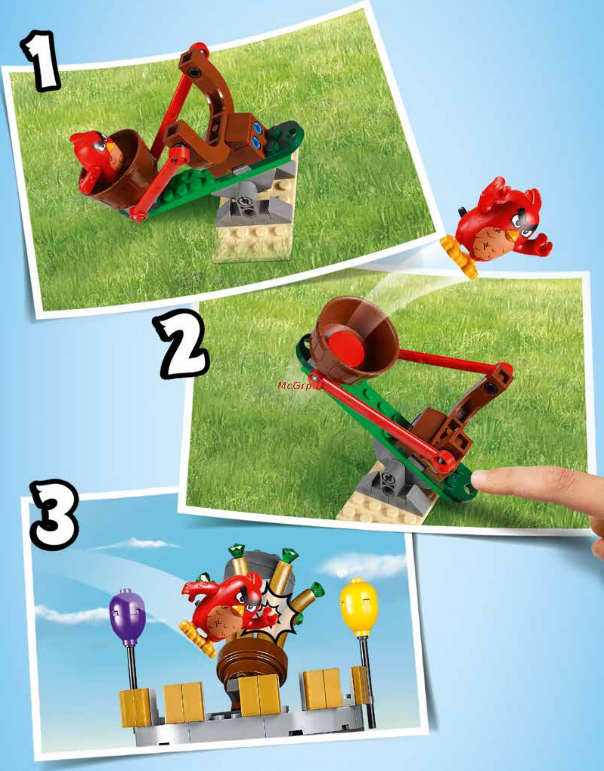 Lego Angry Birds Замок Короля свинок (75826) Инструкция по эксплуатации онлайн [120/123] 305202