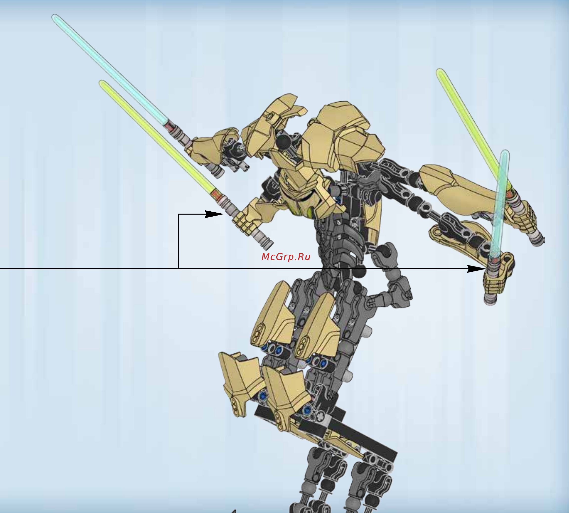 Lego Constraction Star Wars General Grievous (75112) Инструкция по эксплуатации онлайн [29/35] 305203