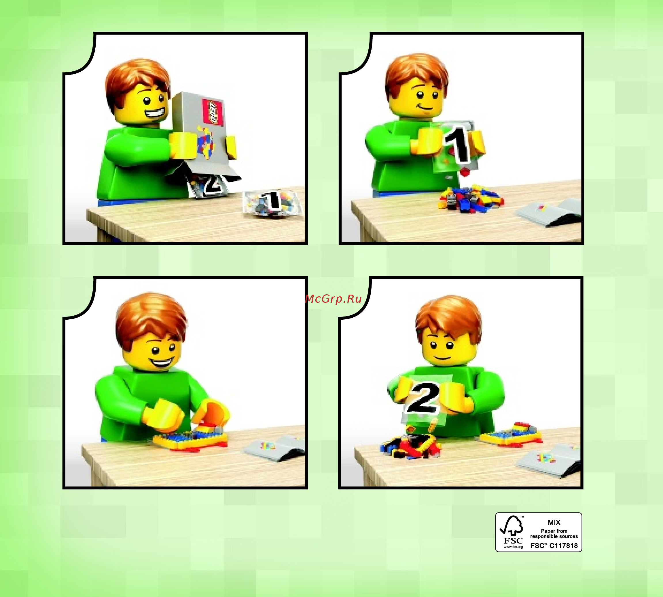 Lego Minecraft Первая Ночь (21115) Инструкция по эксплуатации онлайн [2/83] 305210