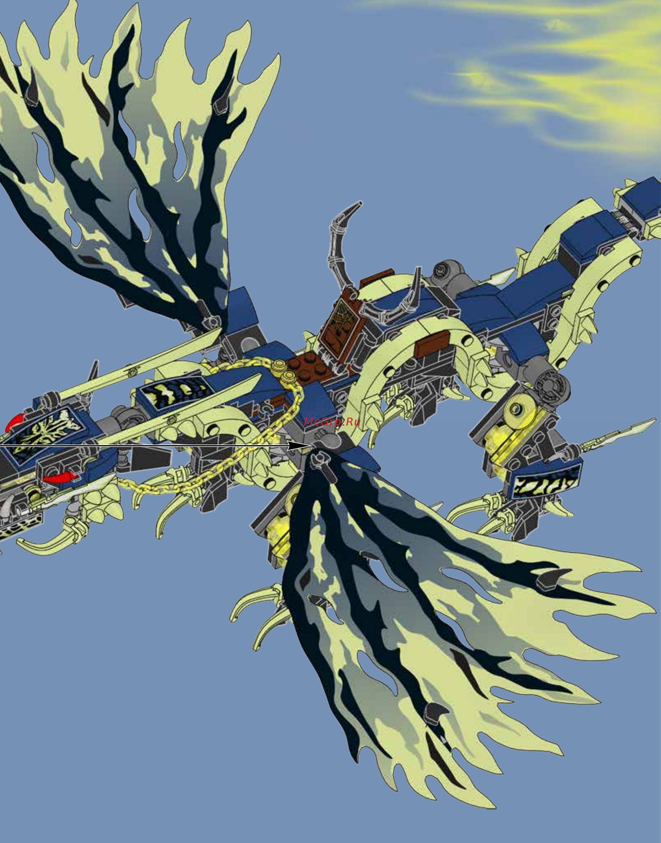 Lego Ninjago Атака Дракона Морро (70736) Инструкция по эксплуатации онлайн [89/99] 305215