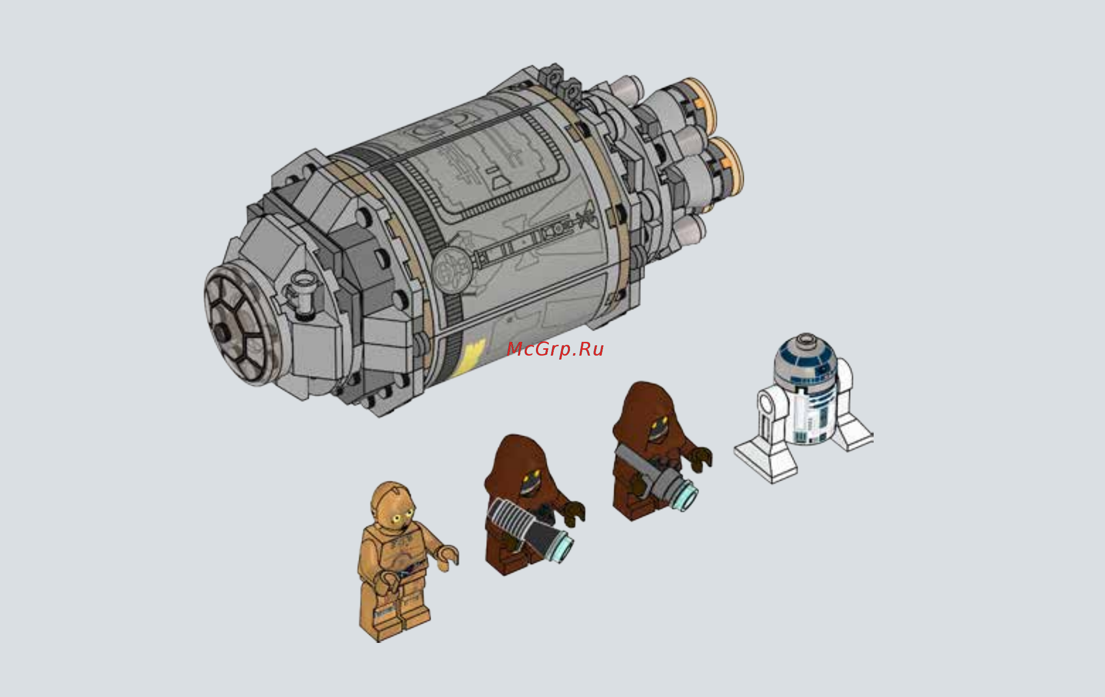Lego Star Wars Спасательная капсула дроидов (75136) Инструкция по эксплуатации онлайн [56/59] 305222
