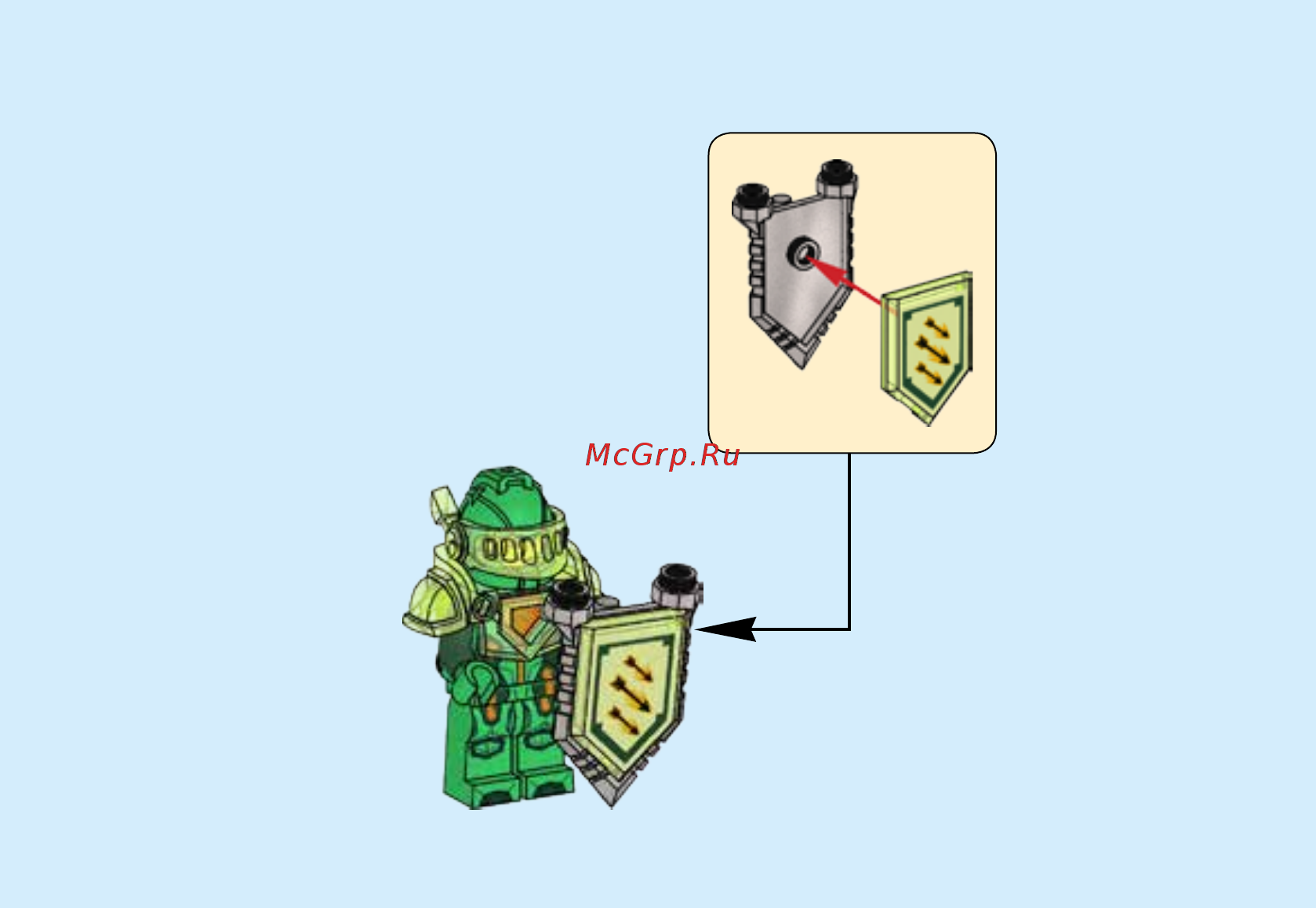 Lego Nexo Knights Аарон – Абсолютная сила (70332) Инструкция по эксплуатации онлайн [3/31] 305239