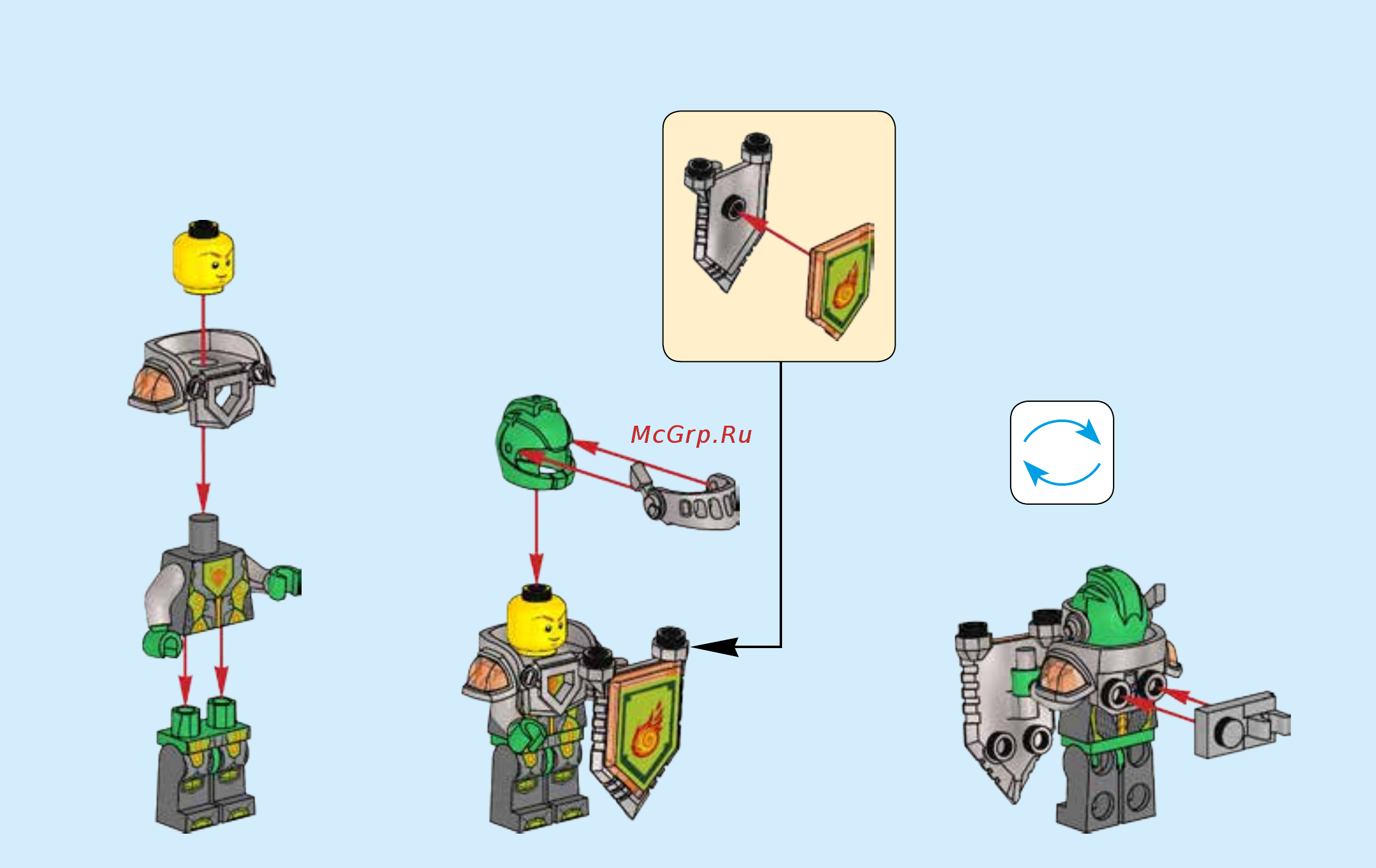 Lego Nexo Knights Лавинный разрушитель Молтора (70313) Инструкция по эксплуатации онлайн [3/63] 305254