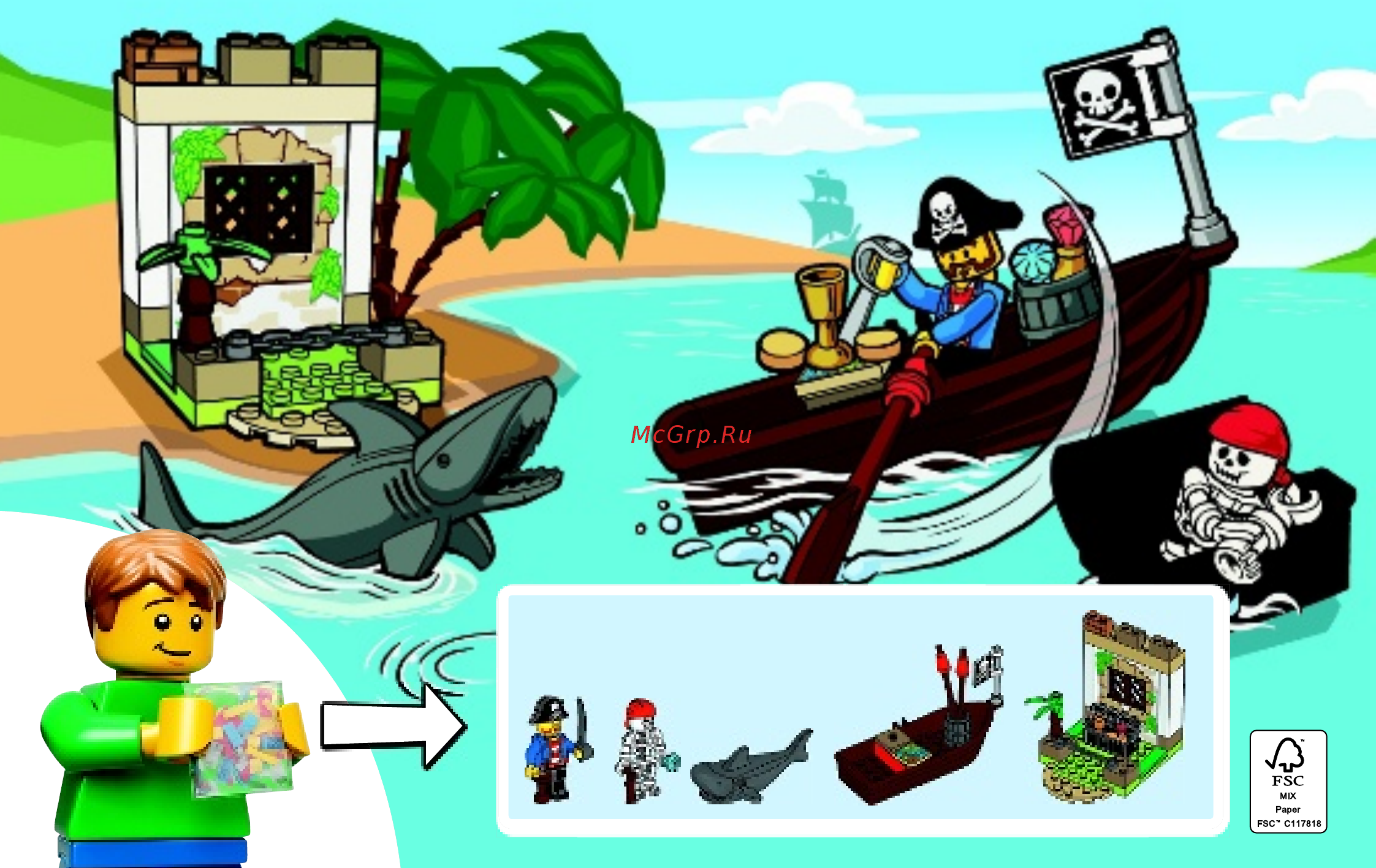 Lego Juniors Охота за сокровищами (10679) Инструкция по эксплуатации онлайн [2/23] 305383