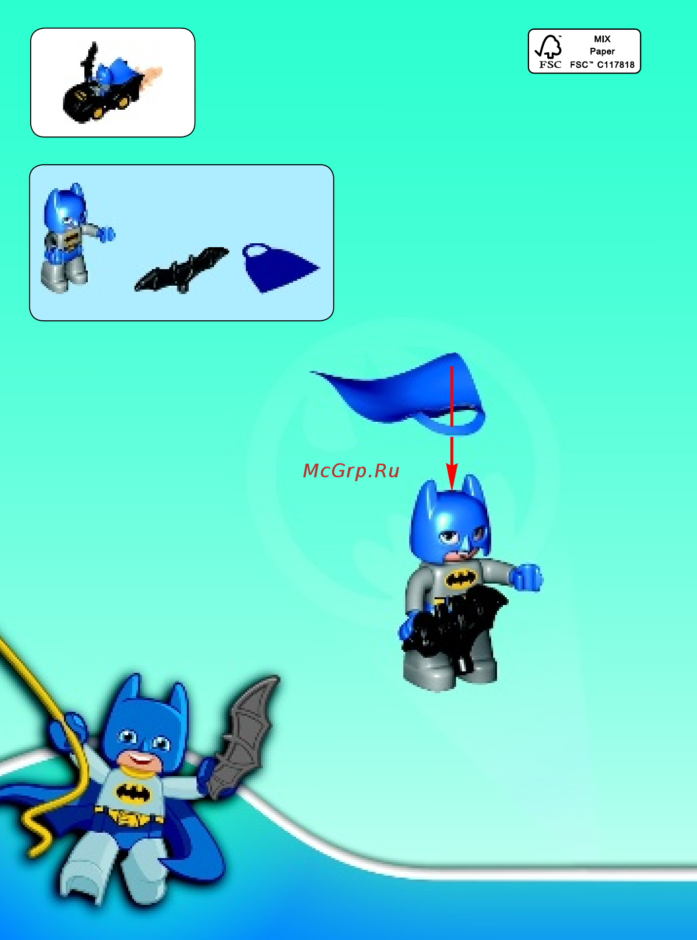 Lego DUPLO Super Heroes Испытание Джокера (10544) Инструкция по эксплуатации онлайн [2/19] 305278