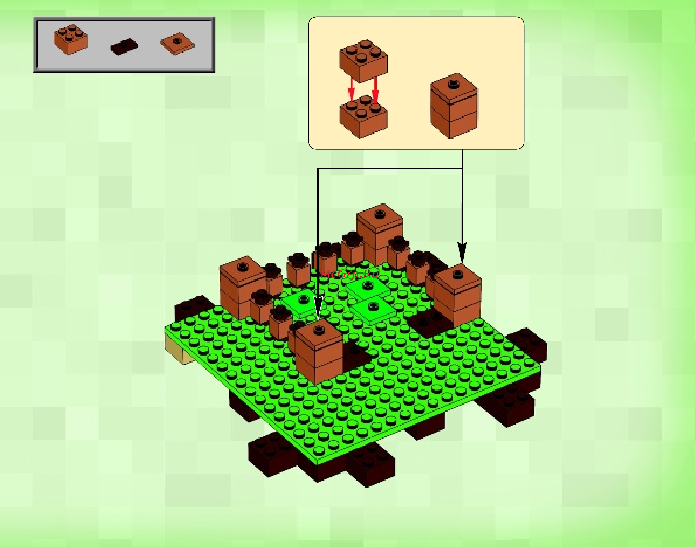 Lego Minecraft Ферма (21114) Инструкция по эксплуатации онлайн [11/67] 305310