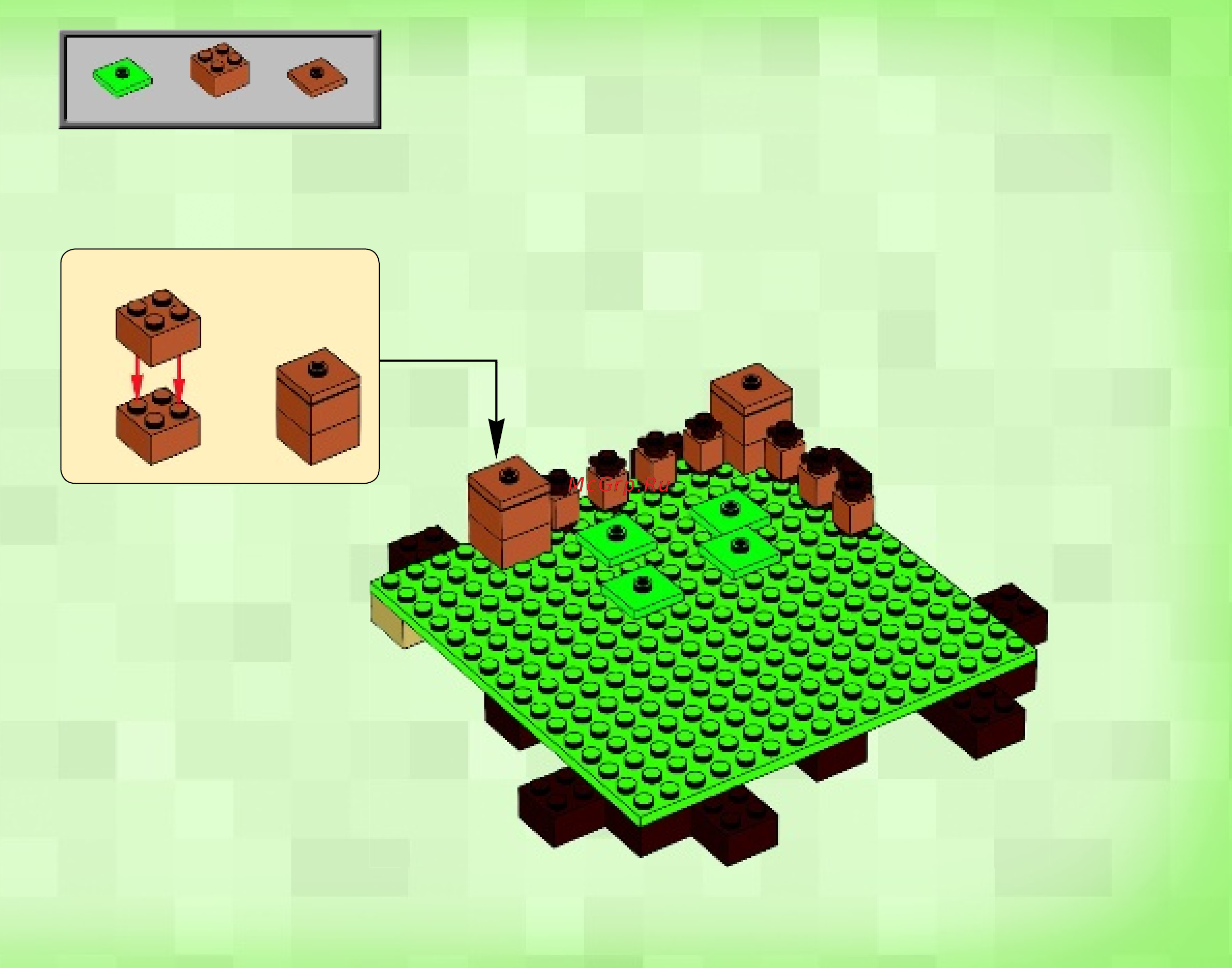 Lego Minecraft Ферма (21114) Инструкция по эксплуатации онлайн [9/67] 305310