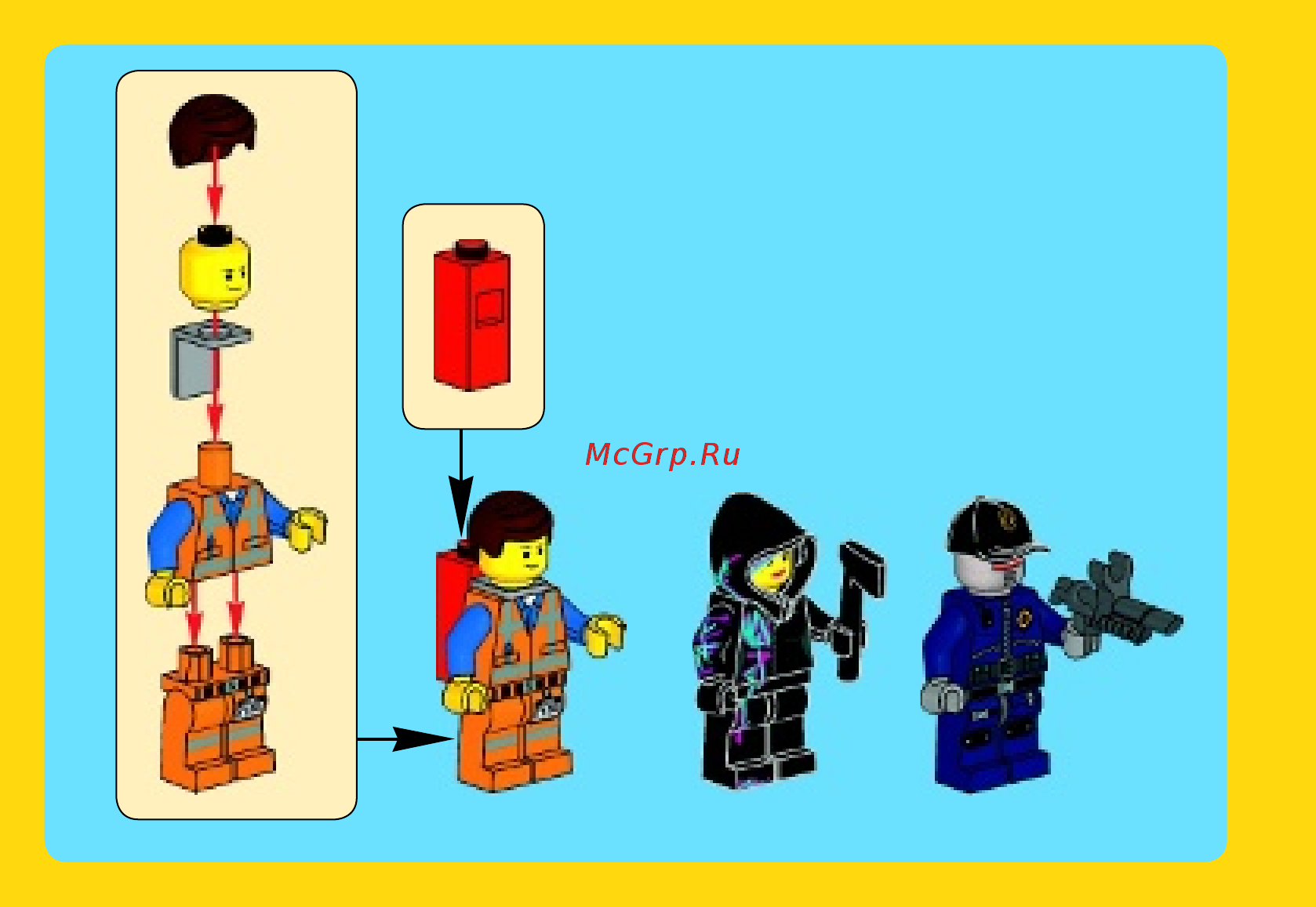 Lego Movie Плавильня (70801) Инструкция по эксплуатации онлайн [2/36] 305331