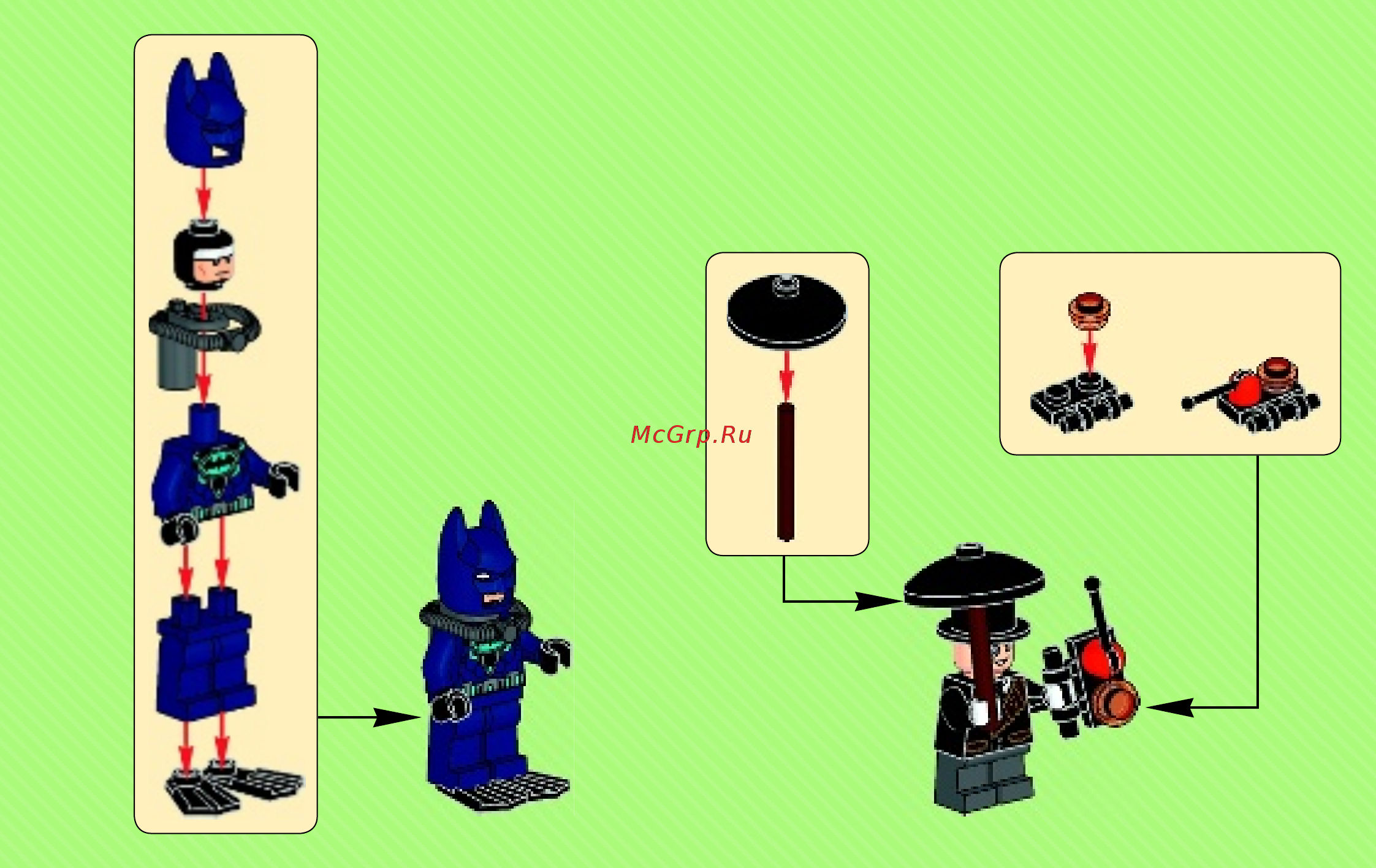 Lego Super Heroes Бэтмен: Пингвинья Битва (76010) Инструкция по эксплуатации онлайн [3/36] 305363