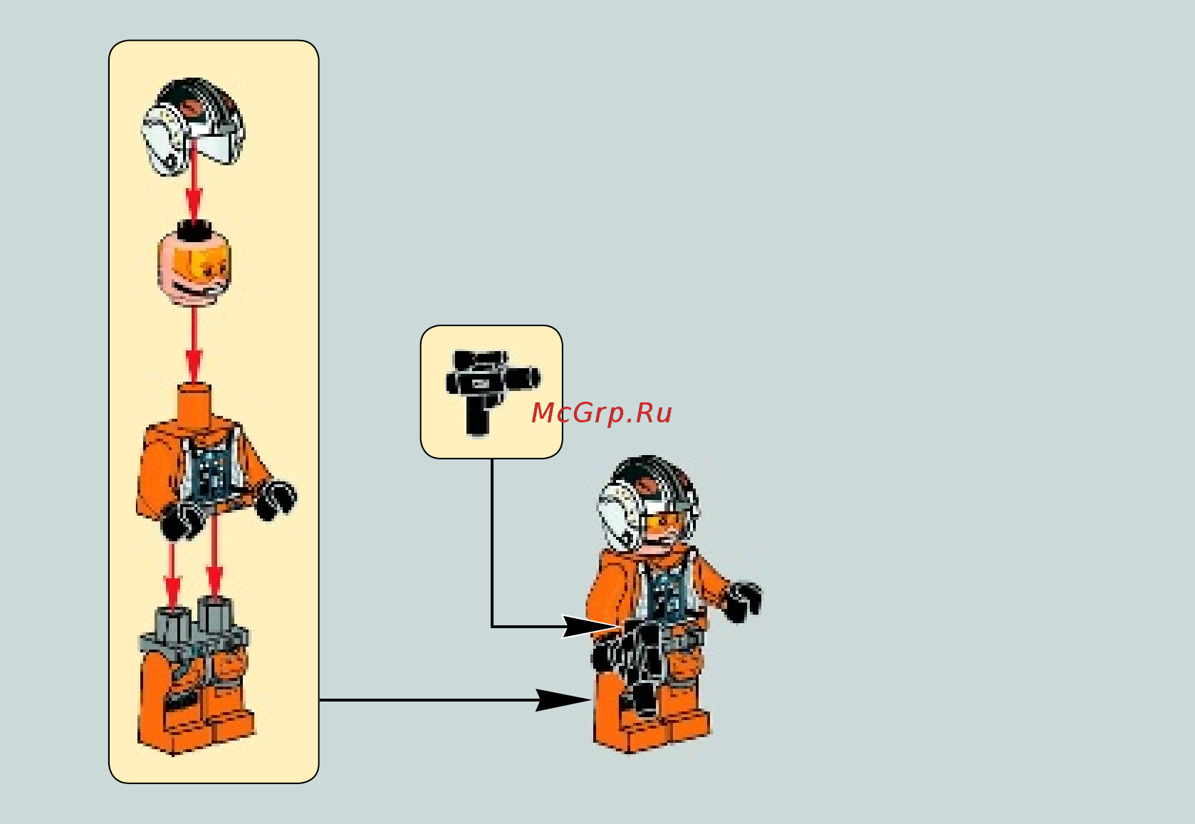 Lego Star Wars Истребитель X-wing (X-wing Fighter) (75032) Инструкция по эксплуатации онлайн [2/28] 305386