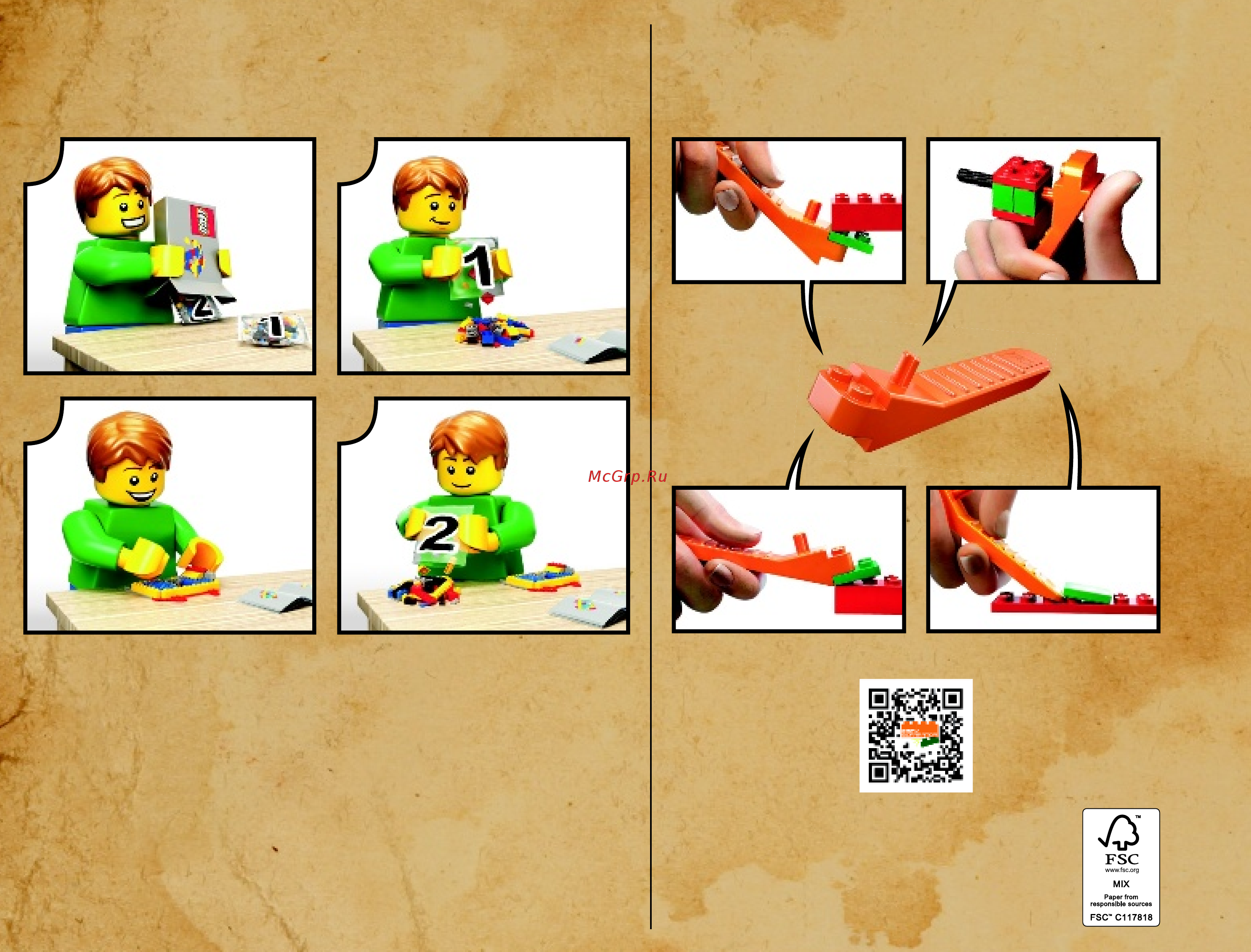 Lego Pirates Кирпичный клад (70413) Инструкция по эксплуатации онлайн [2/155] 305392