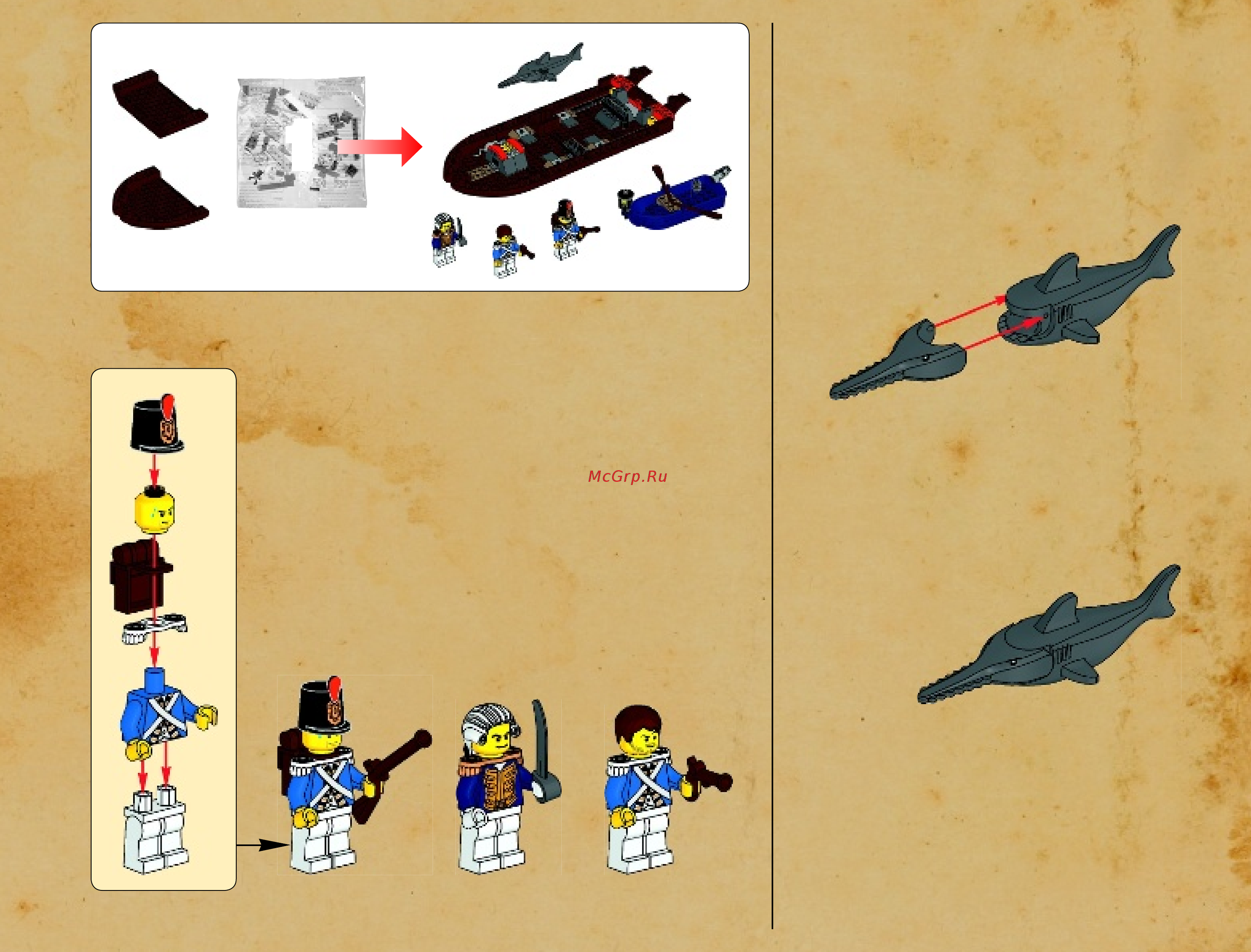 Lego Pirates Кирпичный клад (70413) Инструкция по эксплуатации онлайн [3/155] 305392