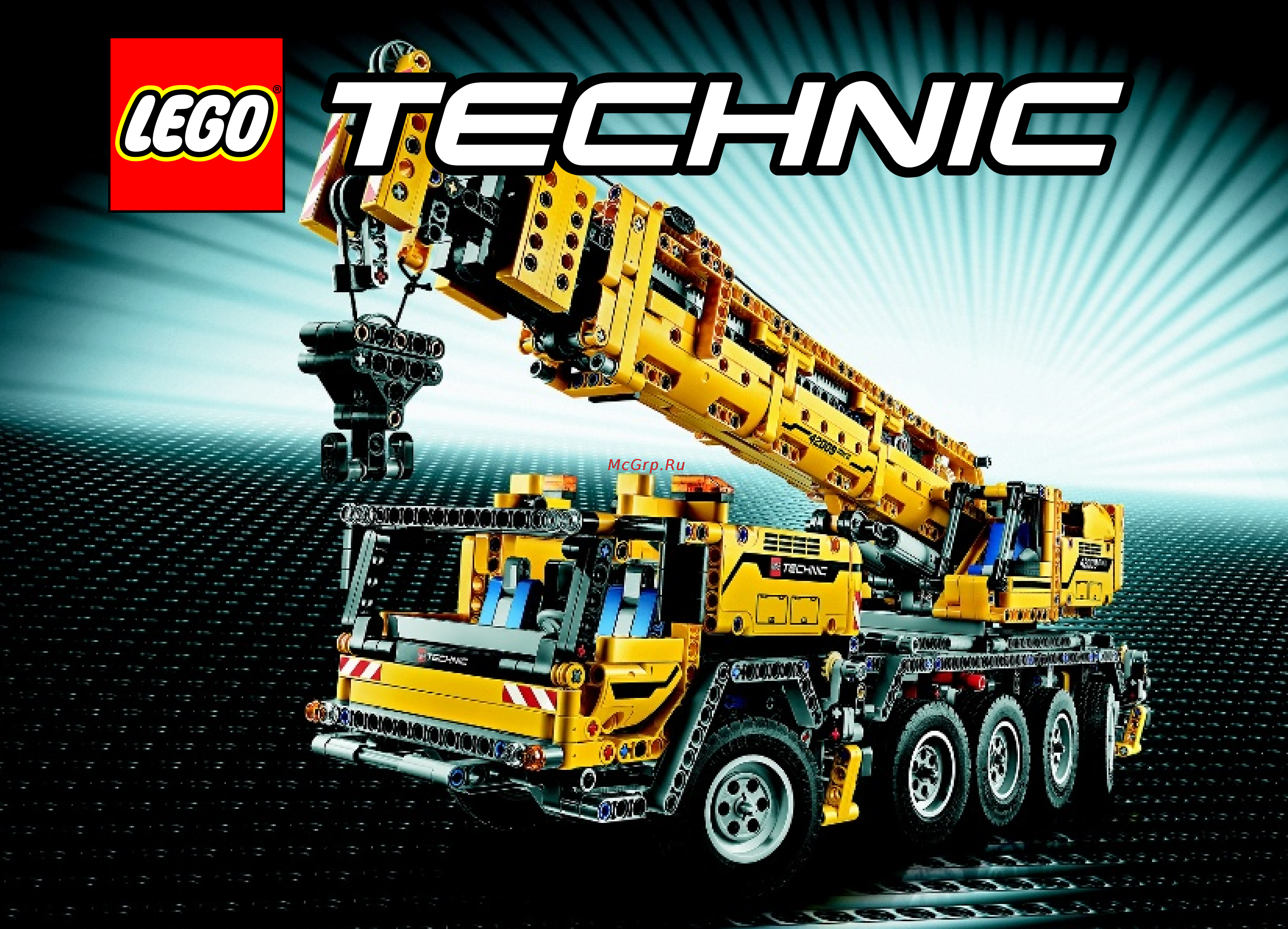 Lego Technic Передвижной кран MK II (42009) Инструкция по эксплуатации онлайн