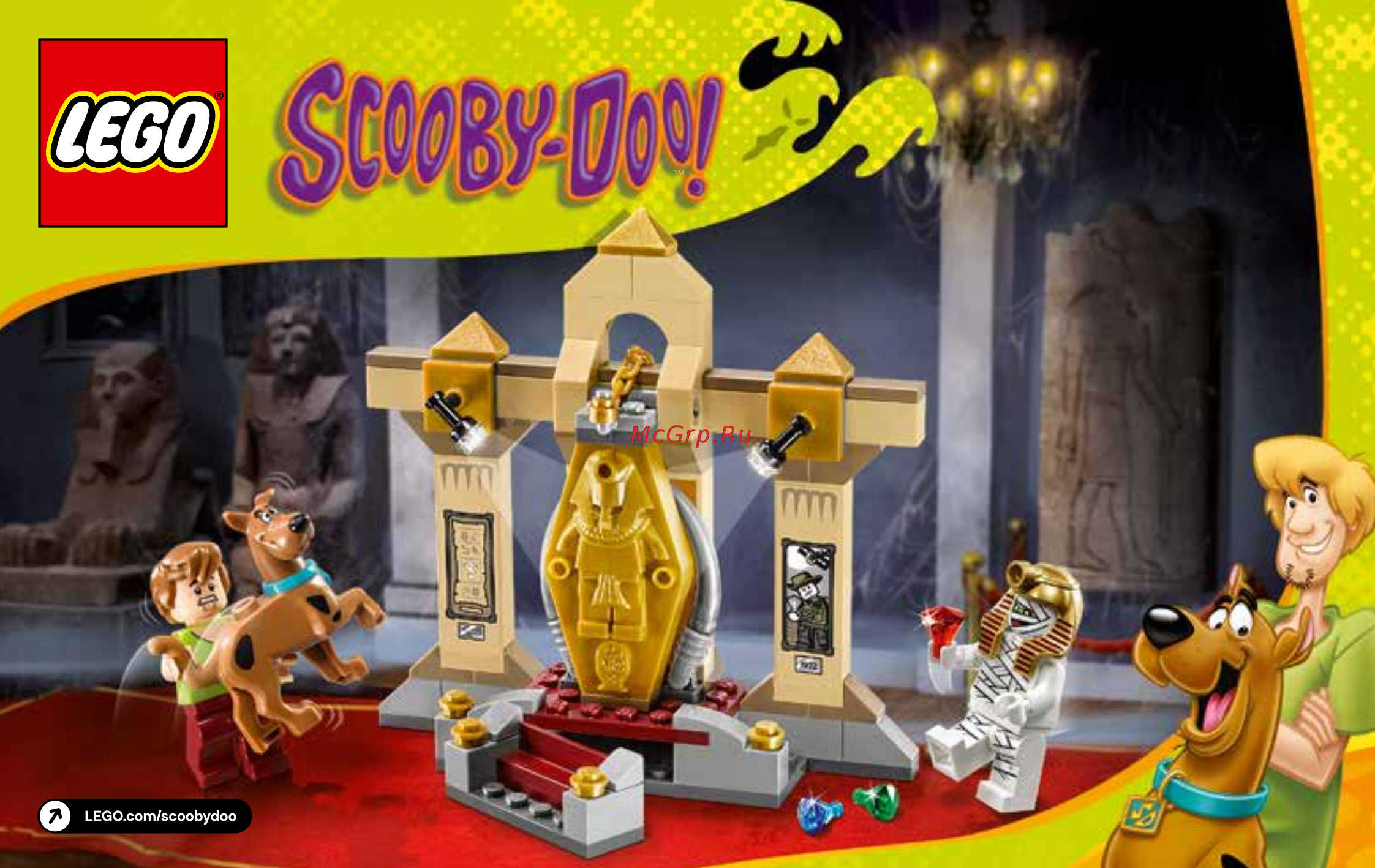Lego Scooby-Doo Тайна музея мумий (75900) Инструкция по эксплуатации онлайн