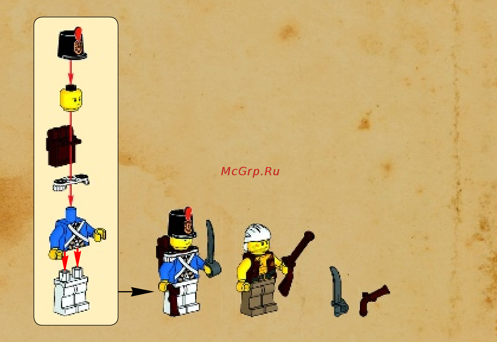 Lego Pirates Укрытие кораблекрушения (70409) Инструкция по эксплуатации онлайн [3/35] 305419
