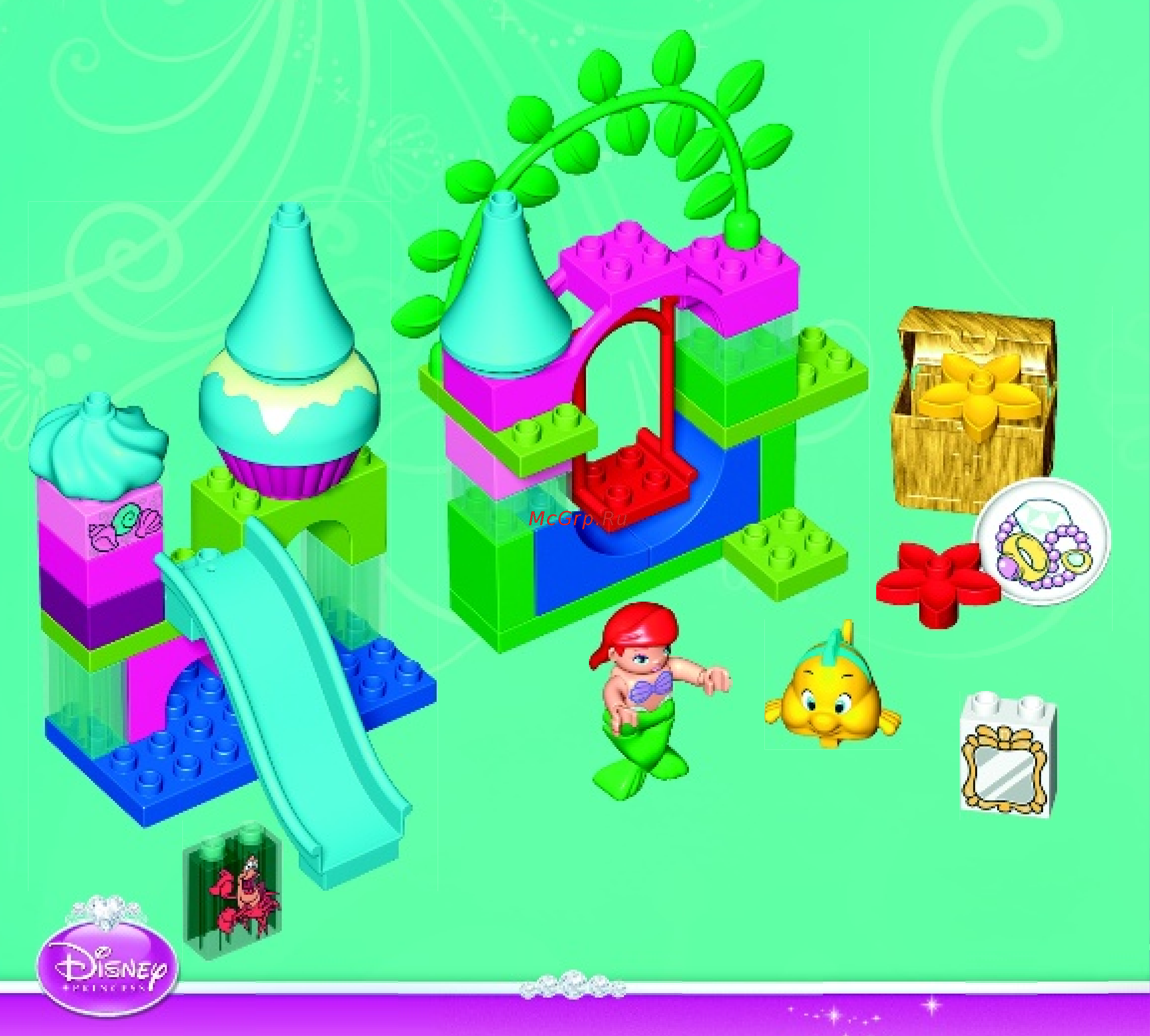 Lego DUPLO Princess TM Подводный замок Ариэль (10515) Инструкция по эксплуатации онлайн [8/12] 305421