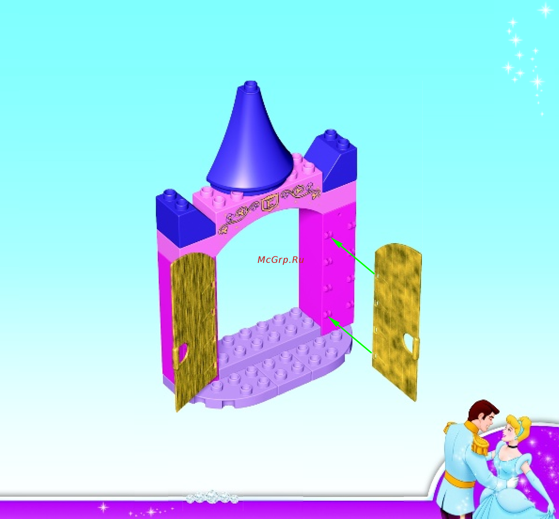 Lego DUPLO Princess TM Замок Золушки (6154) Инструкция по эксплуатации онлайн [3/20] 305432