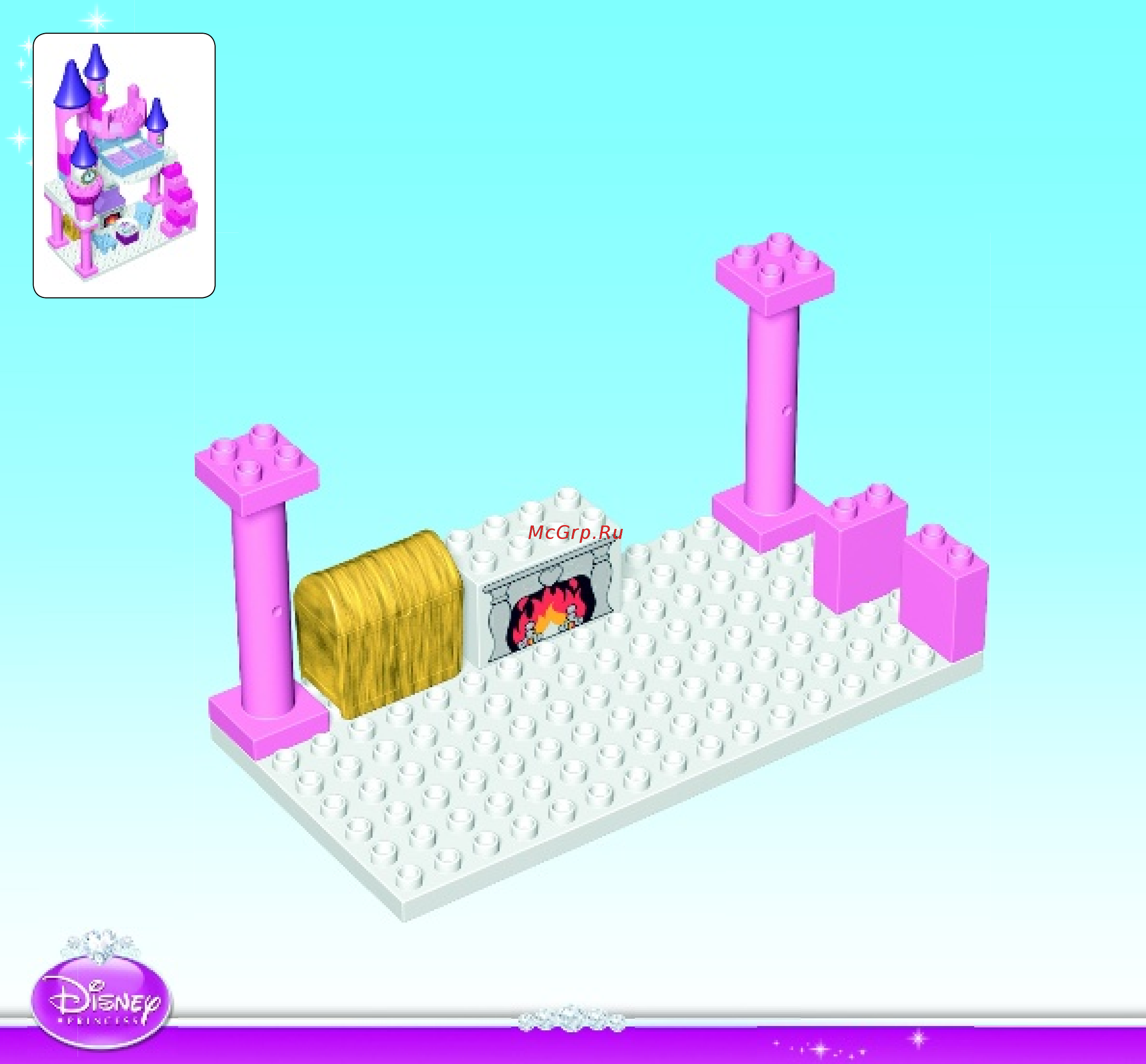 Lego DUPLO Princess TM Замок Золушки (6154) Инструкция по эксплуатации онлайн [4/20] 305432