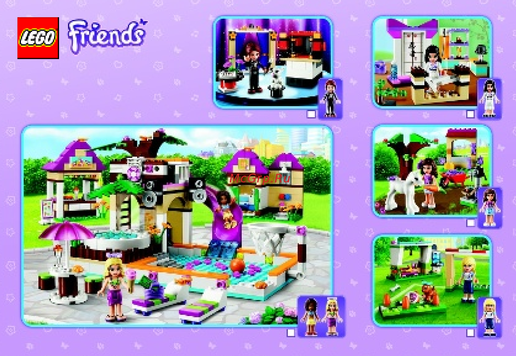 Lego Friends Водный мотоцикл Эммы (41000) Инструкция по эксплуатации онлайн [10/12] 305439