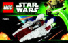 Lego Star Wars A-wing Starfighter (Истребитель A-wing) (75003) Инструкция по эксплуатации