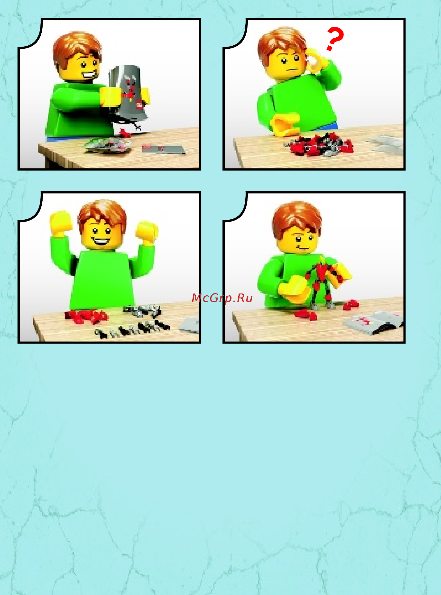 Lego Hero Factory РОБОТ-ИСТРЕБИТЕЛЬ РОКИ (44019) Инструкция по эксплуатации онлайн [4/32] 305498