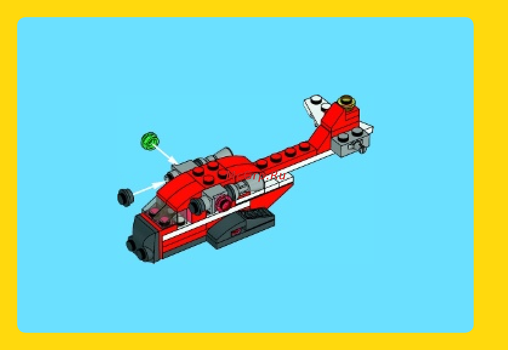 Lego Creator Вертолёт «Красный Гром» (31013) Инструкция по эксплуатации онлайн [12/32] 305500