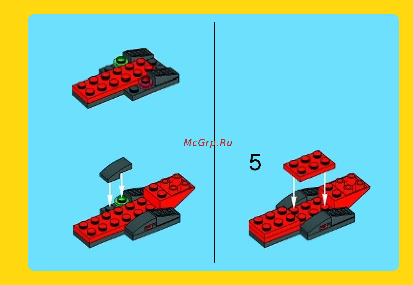 Lego Creator Вертолёт «Красный Гром» (31013) Инструкция по эксплуатации онлайн [3/32] 305500