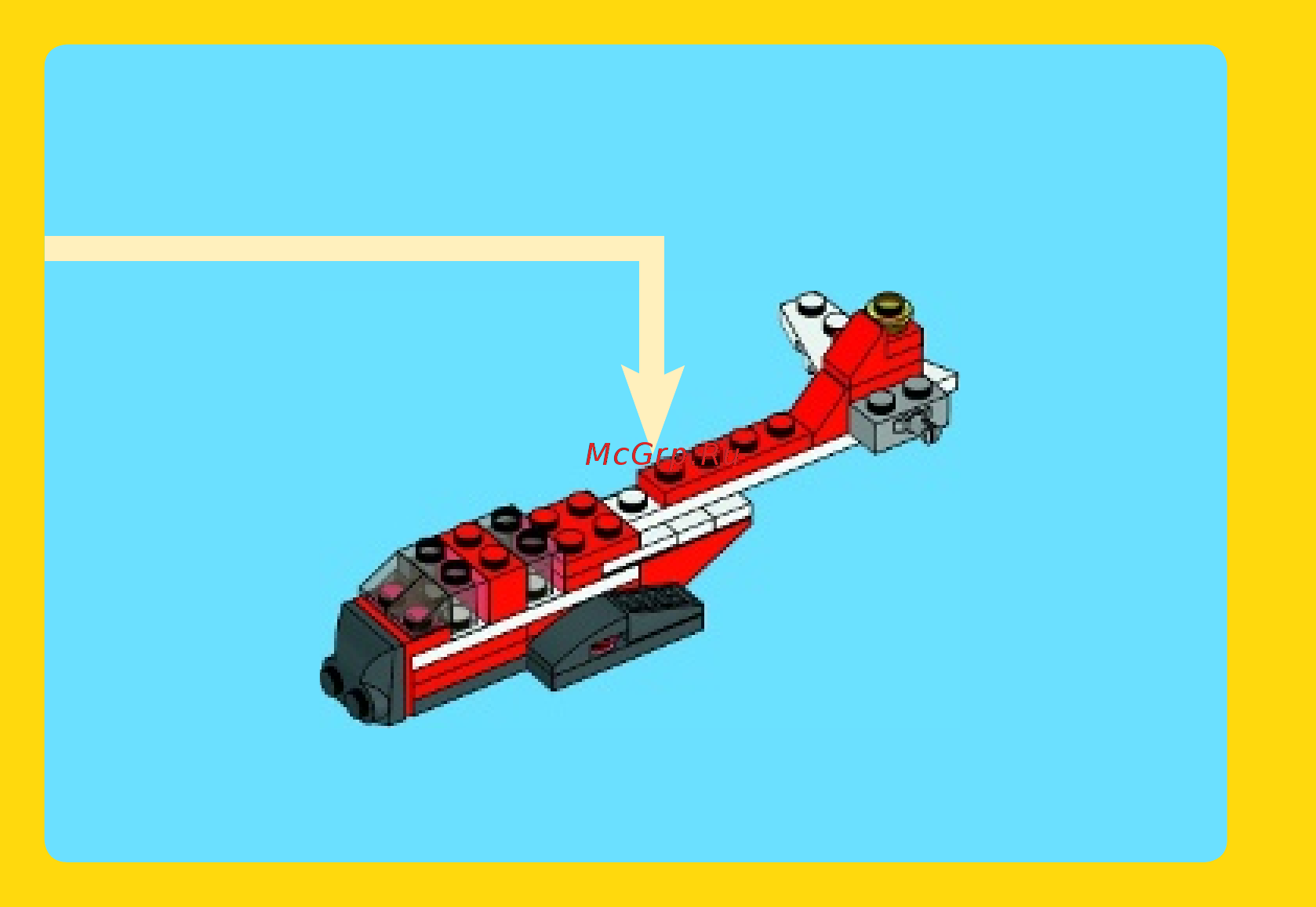 Lego Creator Вертолёт «Красный Гром» (31013) Инструкция по эксплуатации онлайн [8/32] 305500
