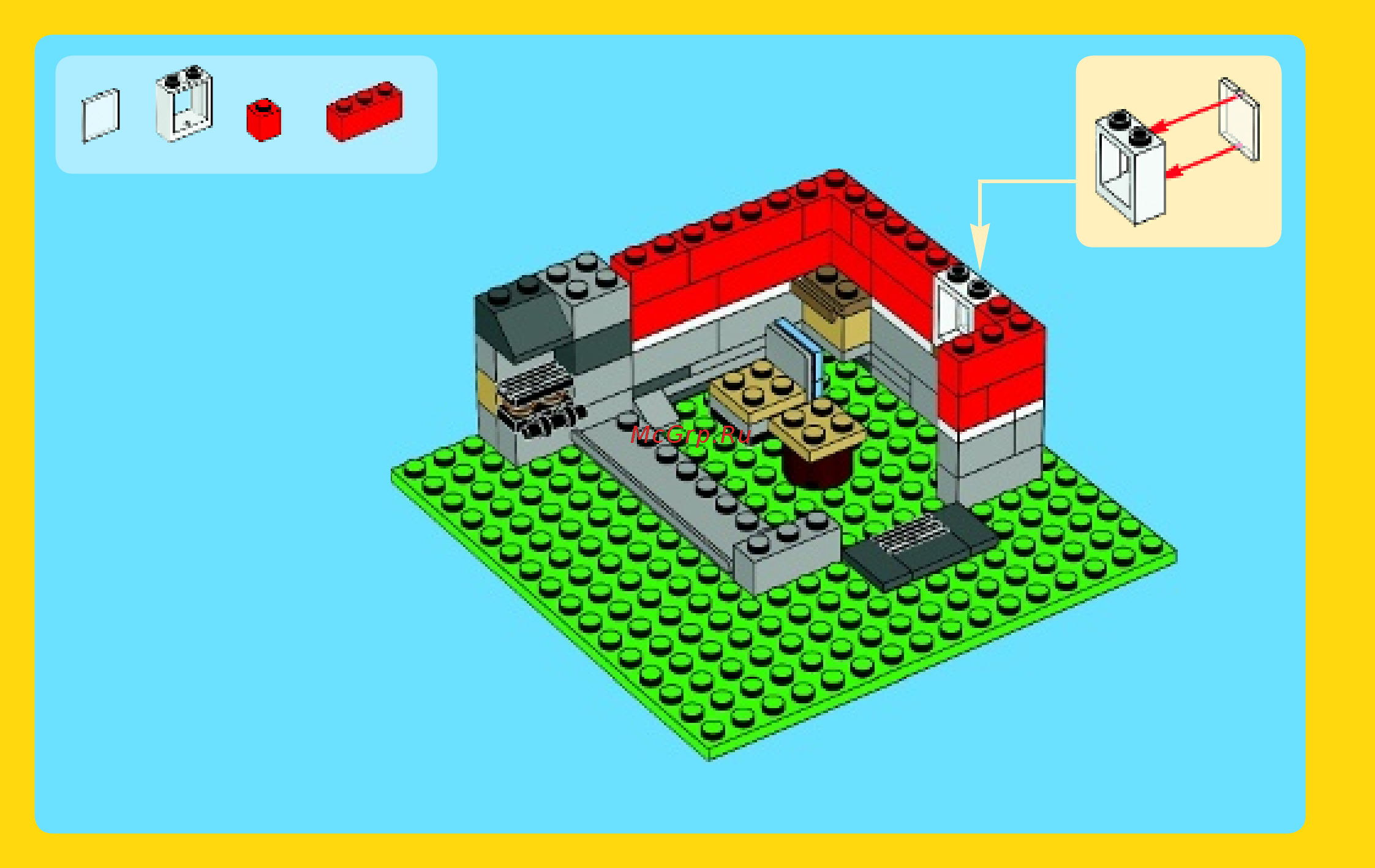 Lego Creator Маленький коттедж (31009) Инструкция по эксплуатации онлайн [22/84] 305505