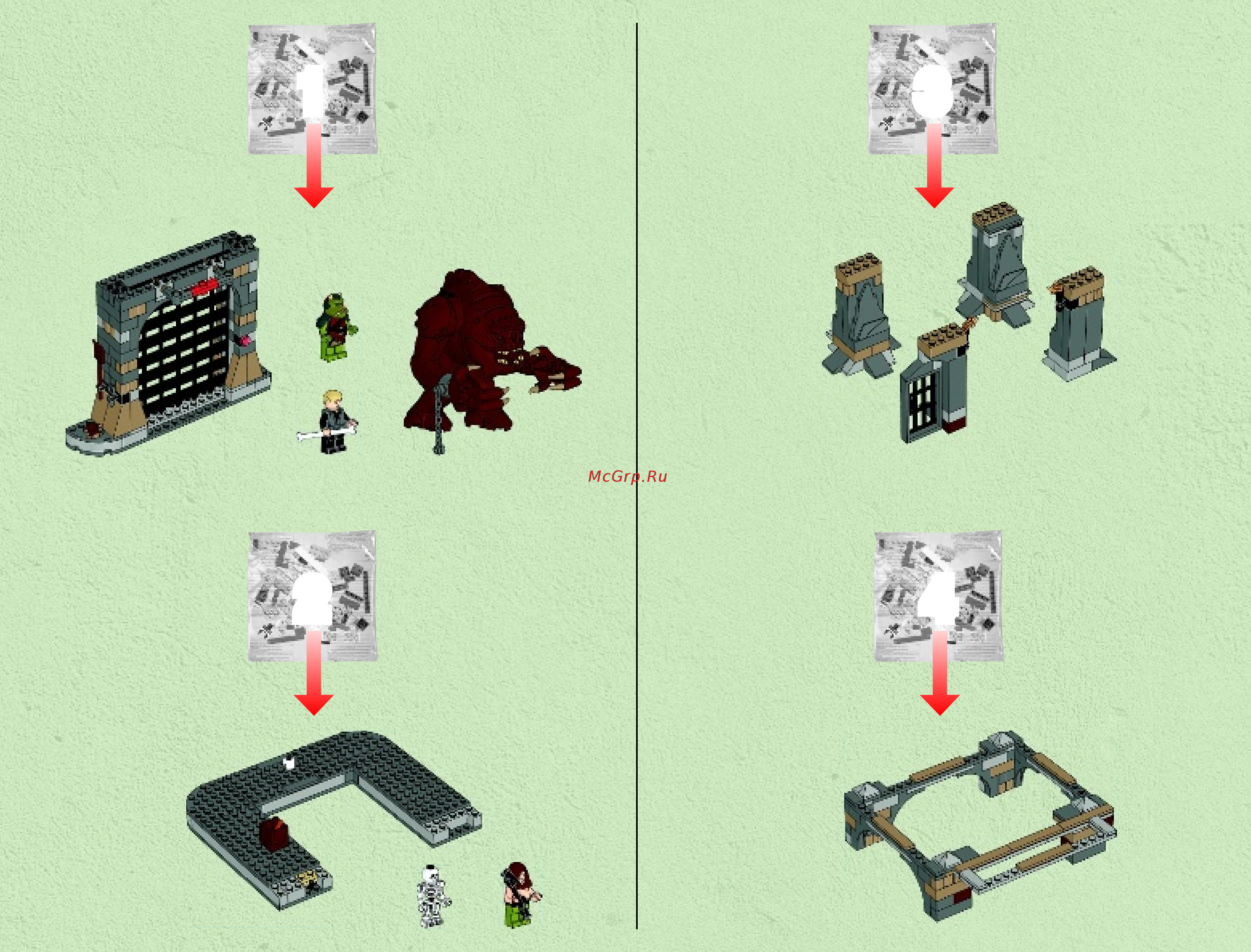 Lego Star Wars Rancor Pit (Логово Ранкора) (75005) Инструкция по эксплуатации онлайн [3/76] 305513