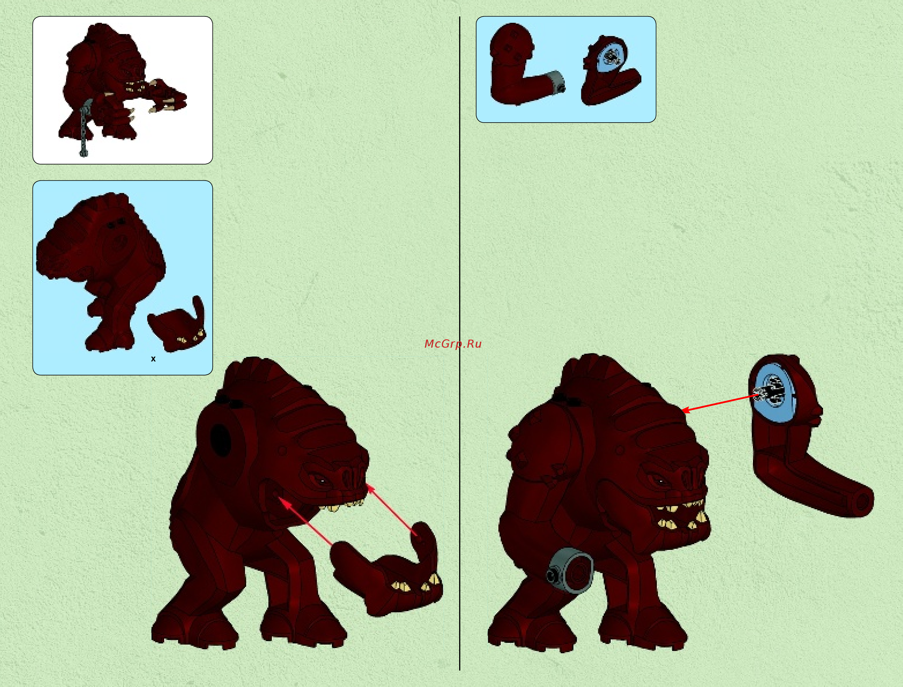 Lego Star Wars Rancor Pit (Логово Ранкора) (75005) Инструкция по эксплуатации онлайн [5/76] 305513