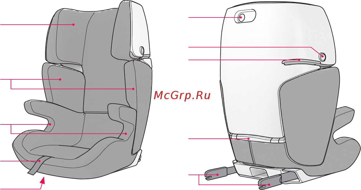 Concord Transformer X-Bag группа 2/3, Серый-Черный Инструкция по эксплуатации онлайн [2/15] 305603