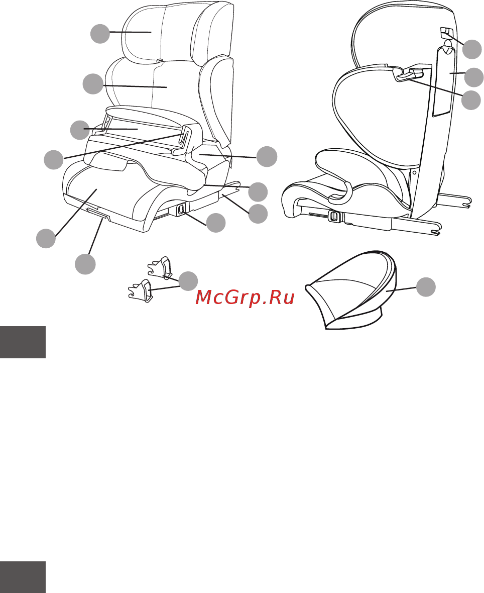 Casualplay Multipolaris Fix группа 1/2/3, Черный-Серый (226106/912) Инструкция по эксплуатации онлайн [2/56] 305616