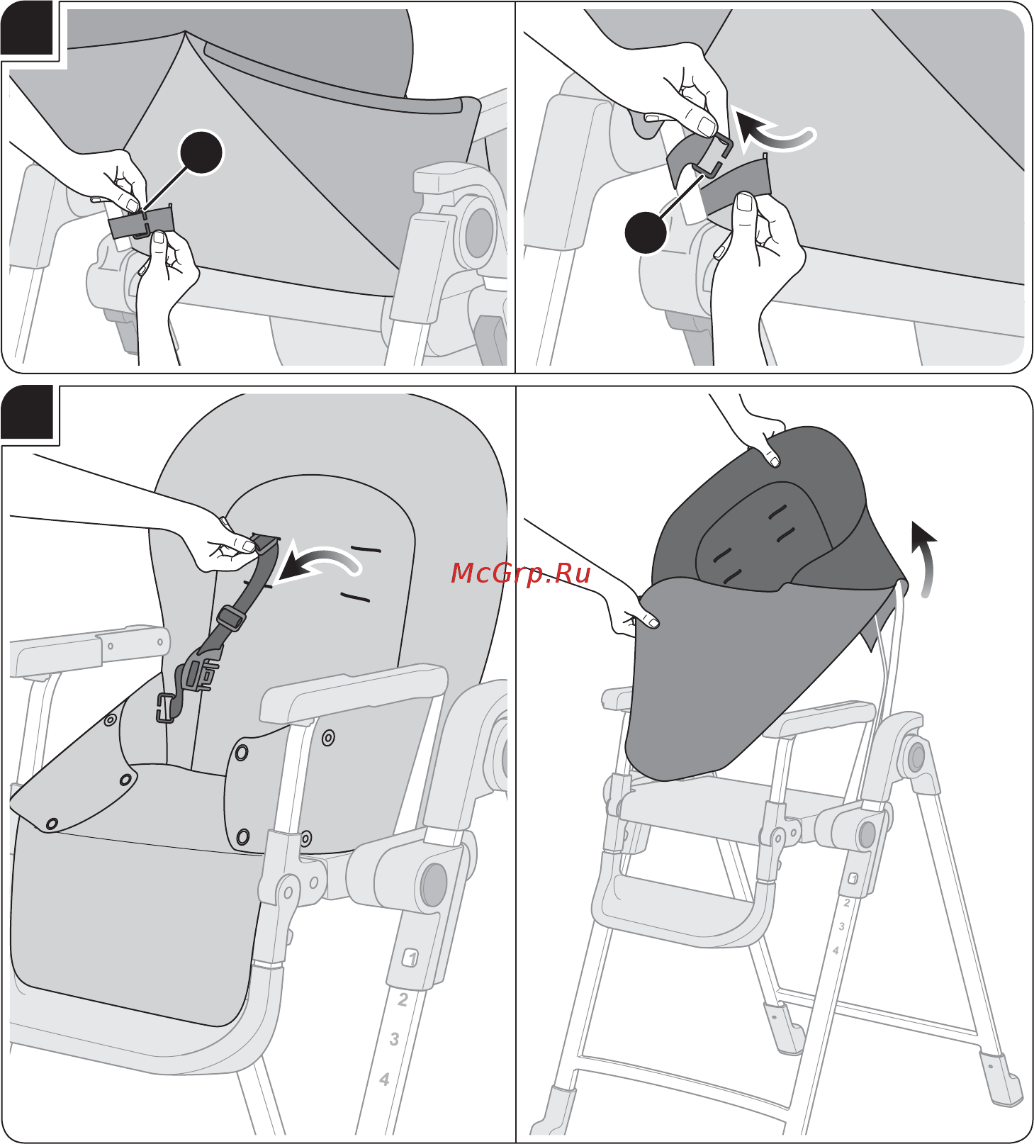 Inglesina Gusto Coconut (AY94G3CNF) Инструкция по эксплуатации онлайн [9/56] 305661