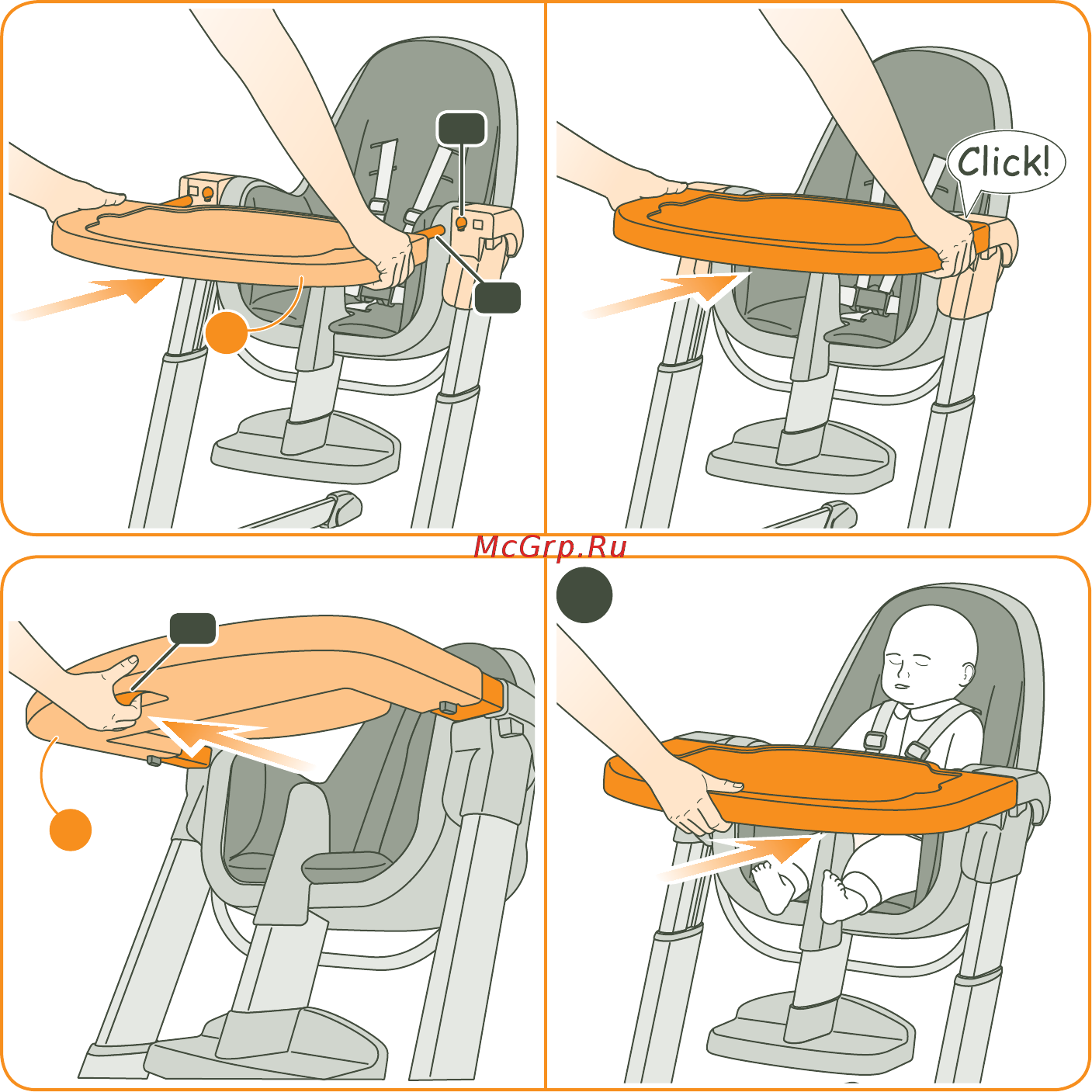 Inglesina Zuma Black /Orange (AZ90C6OR8) Инструкция по эксплуатации онлайн [14/144] 305656