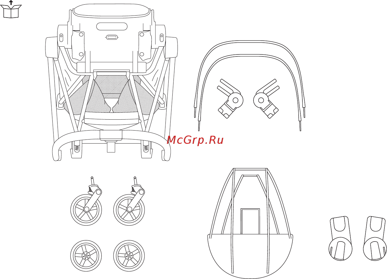 Cybex MIOS BLACK BUTTERFLY [10/44] Optional